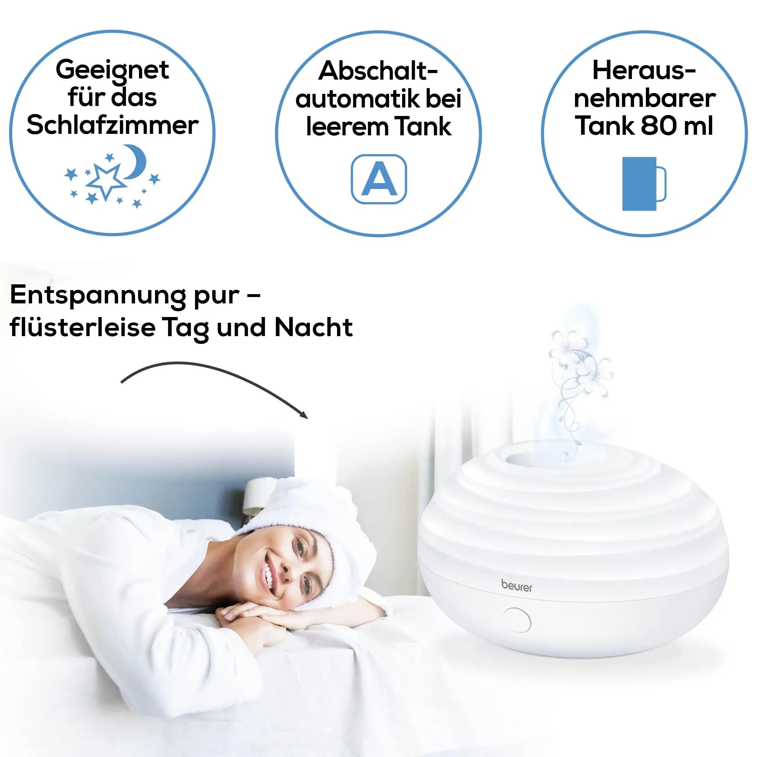 Vorteile des Aroma-Diffusers Beurer LA 20