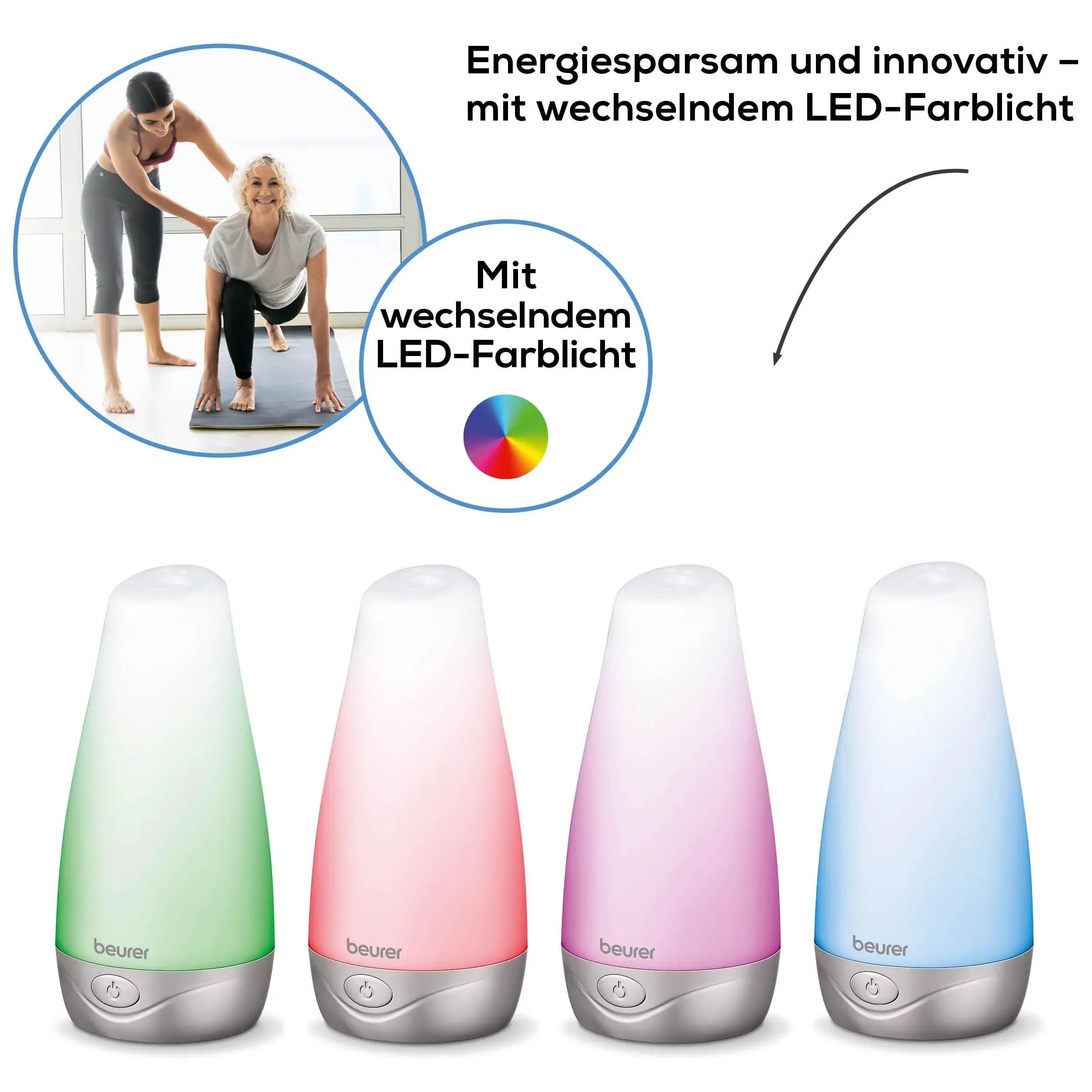 Raum-Diffuser Beurer LA 30 mit wechselndem LED-Farblicht
