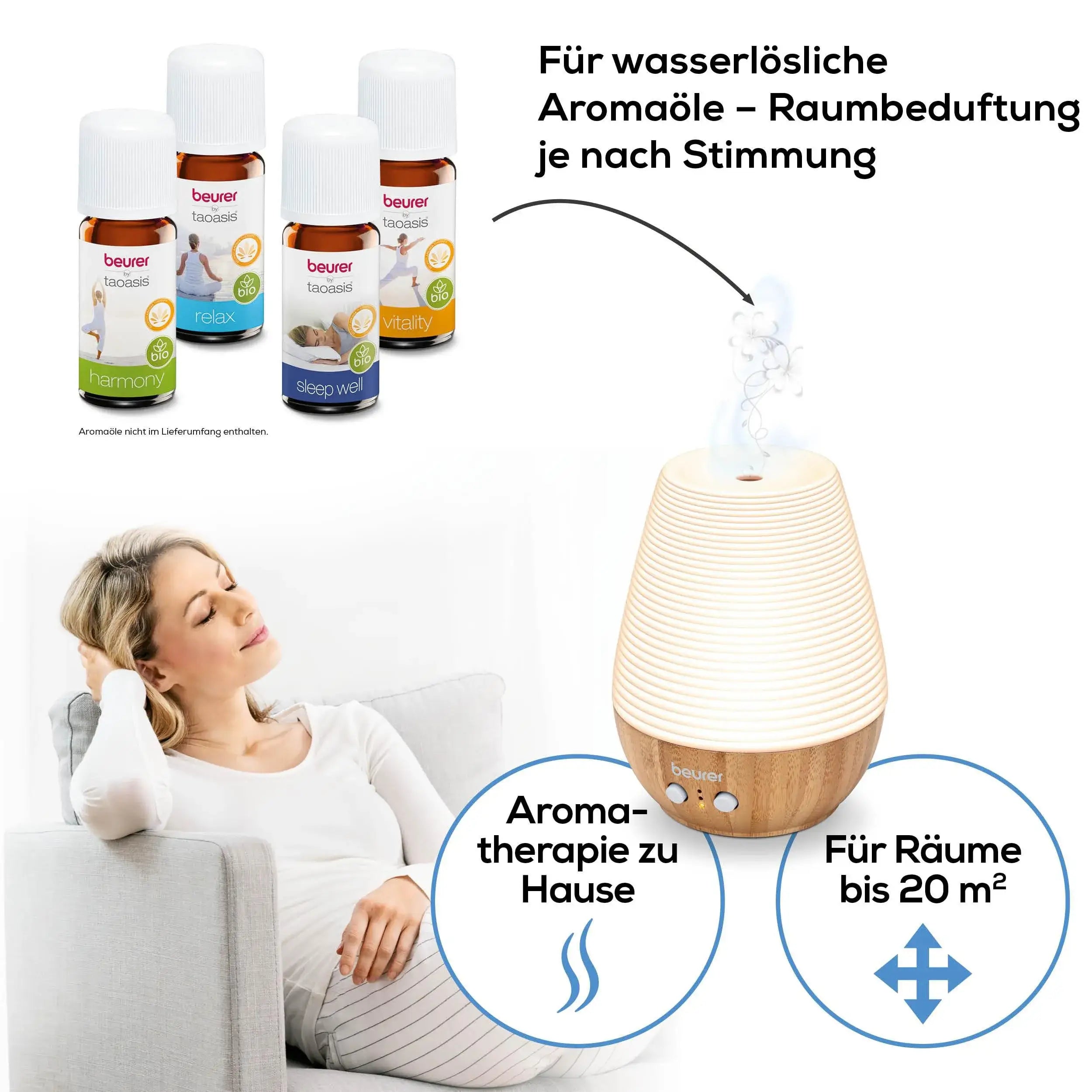Aroma-Diffuser Beurer LA 40 für Aromatherapie