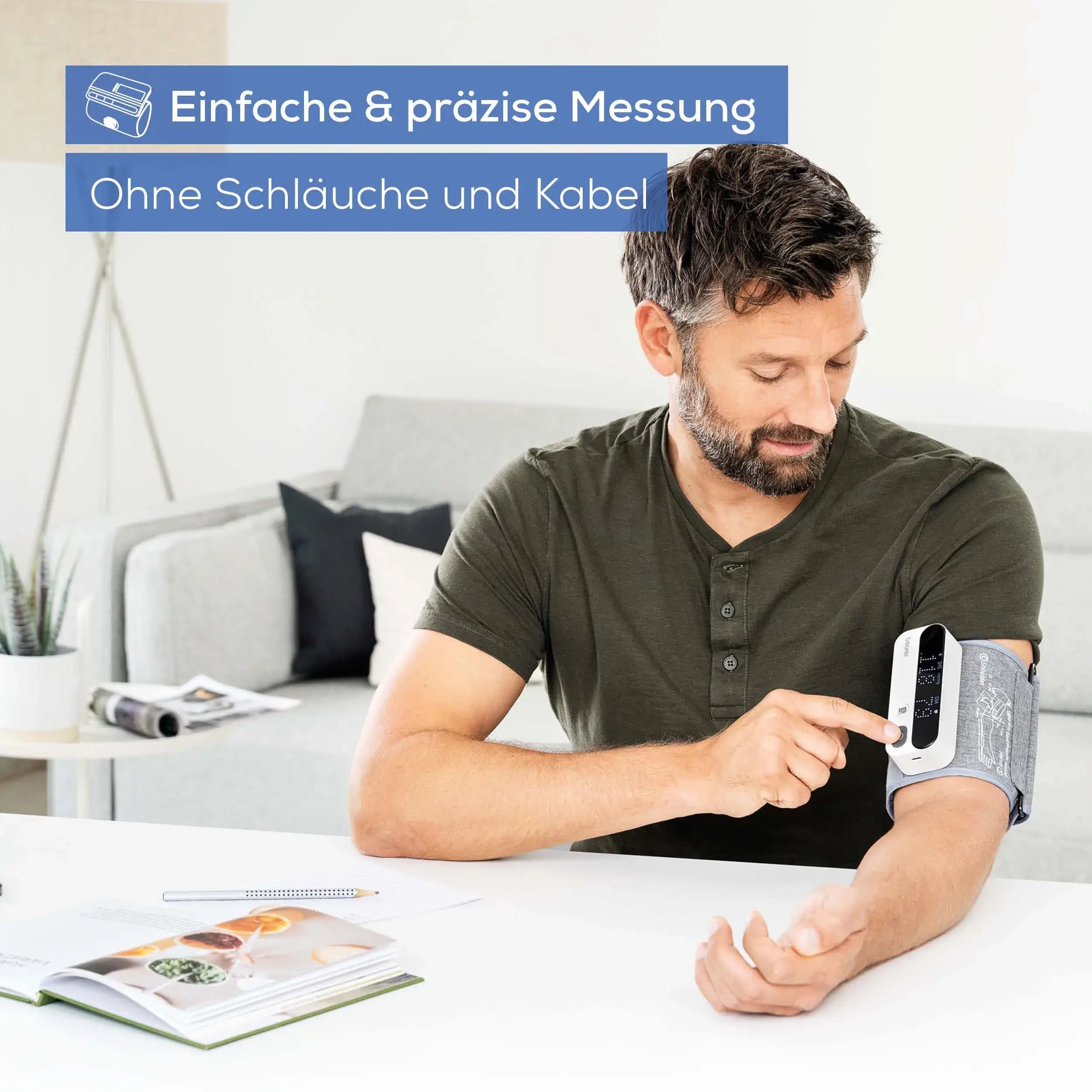 Oberarmblutdruckmessgerät Beurer BM 59 ohne Kabel und Schläuche