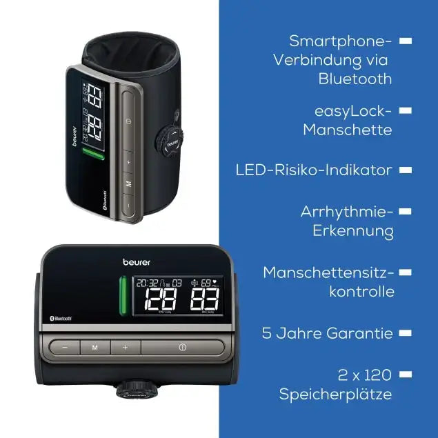 Features des Blutdruckmessgeräts Beurer BM 81 easyLock