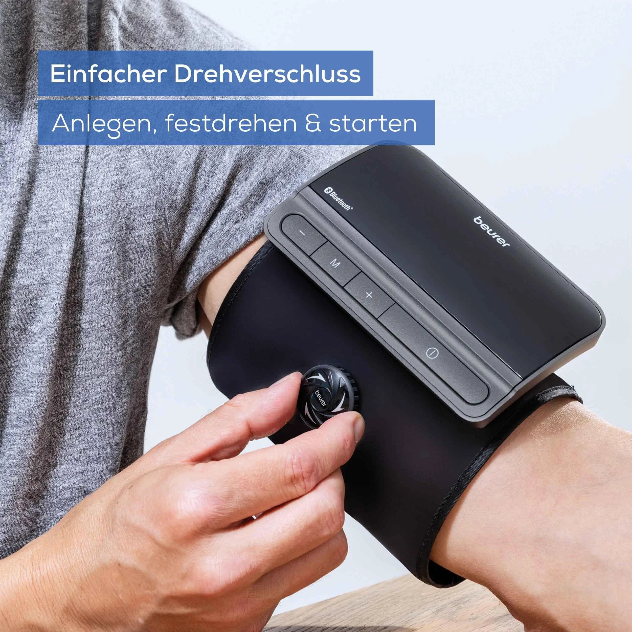 Blutdruckmessgerät Beurer BM 81 easyLock mit Drehverschluss