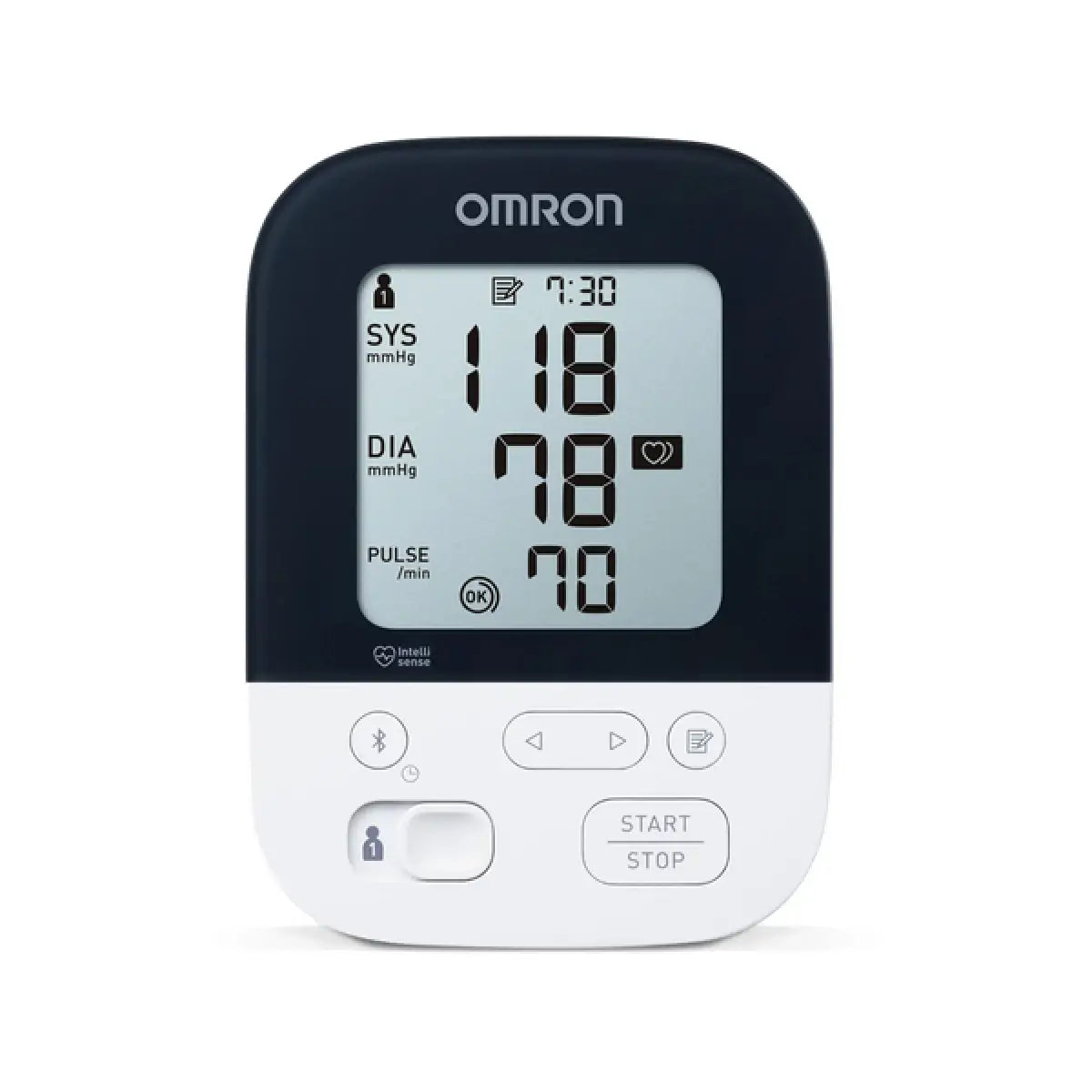 Blutdruckmessgerät Omron M400 Intelli IT mit Display und Steuerungsknöpfen