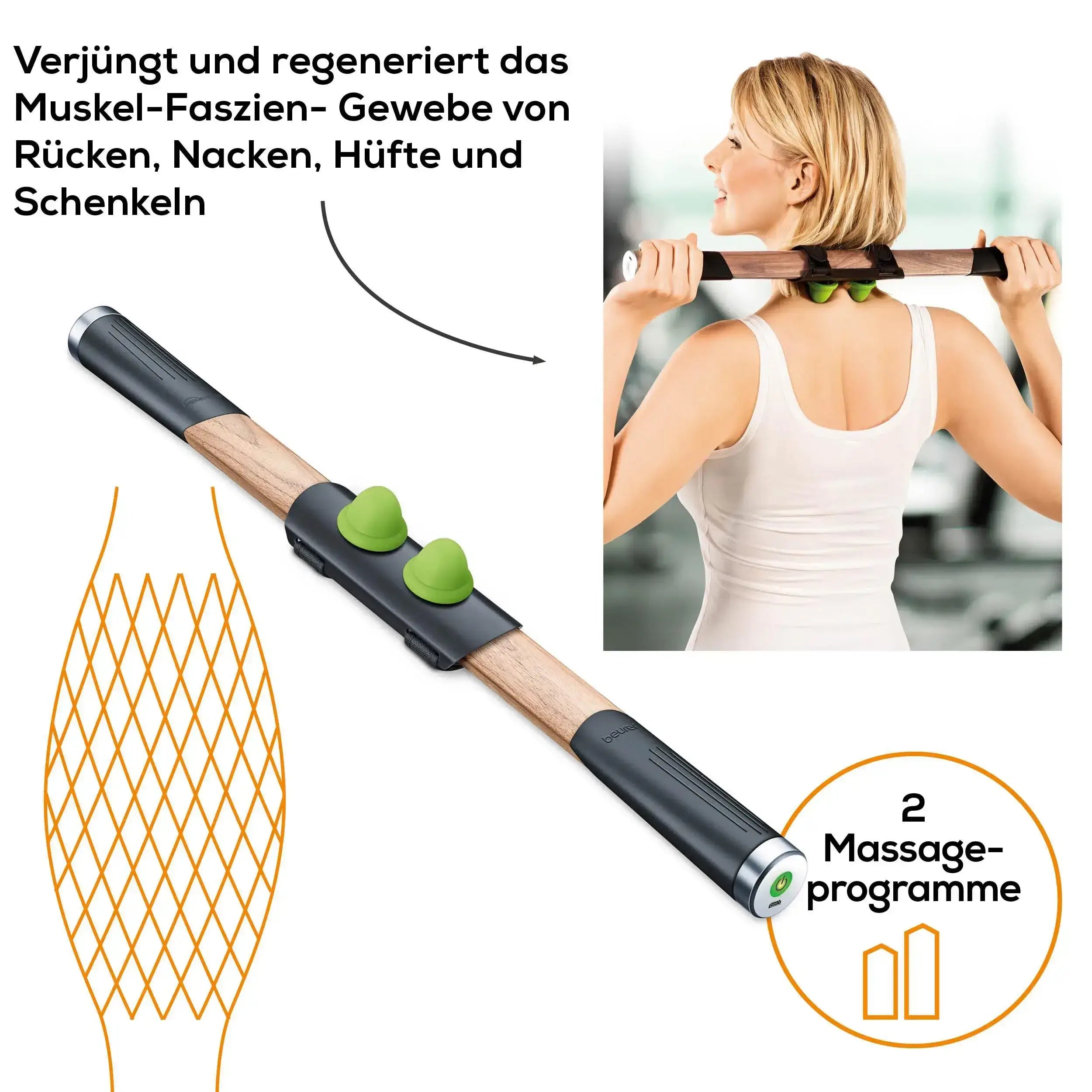 Faszien-Gerät Beurer MG 850 fascia-releaZer® mit zwei Massageprogrammen