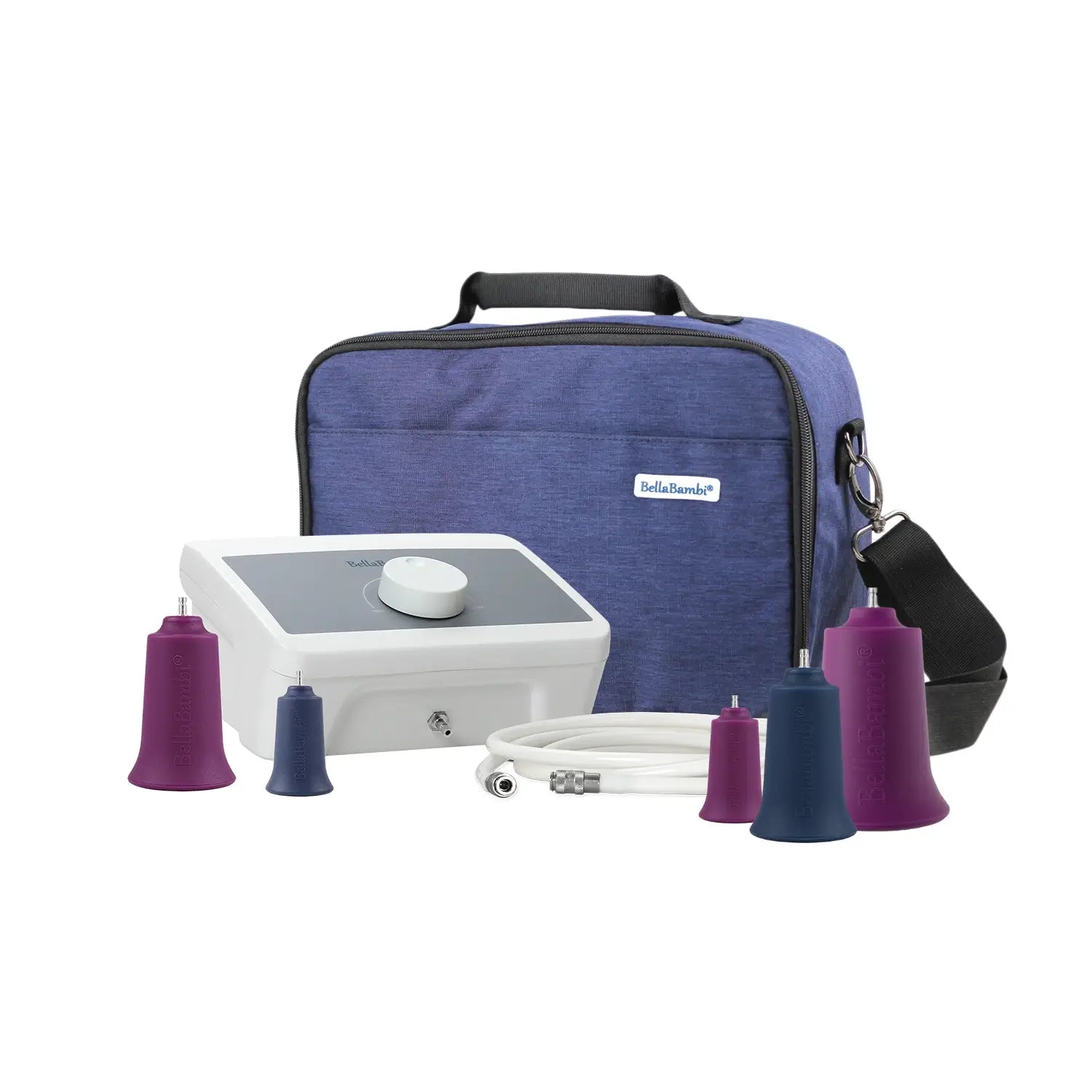 Saugglocke BellaBambi® multi Set mit verschiedenen Aufsätzen und Tasche