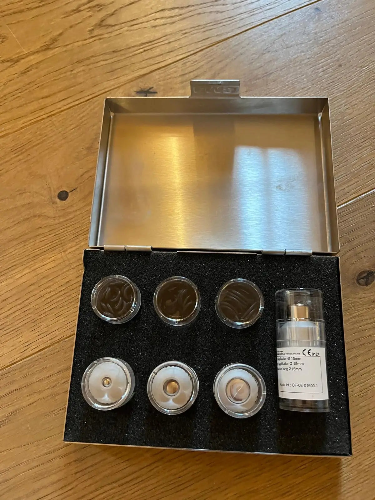 Gebrauchte Applikatoren im Koffer für Stoßwellengerät Dolorclast Classic