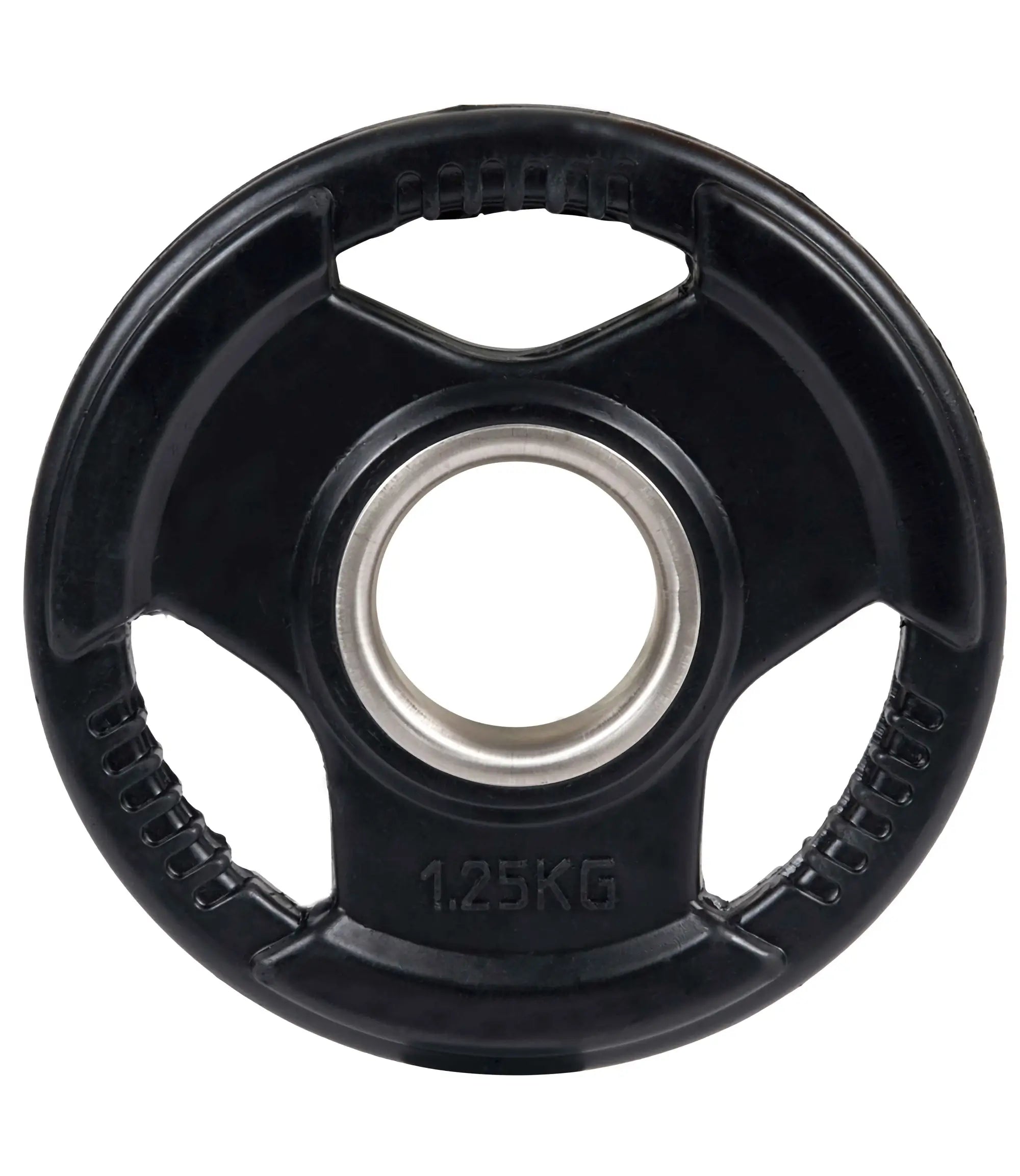 Gummierte Hantelscheibe Sport-Thieme Wettkampf 50mm mit Griff 1,25 kg