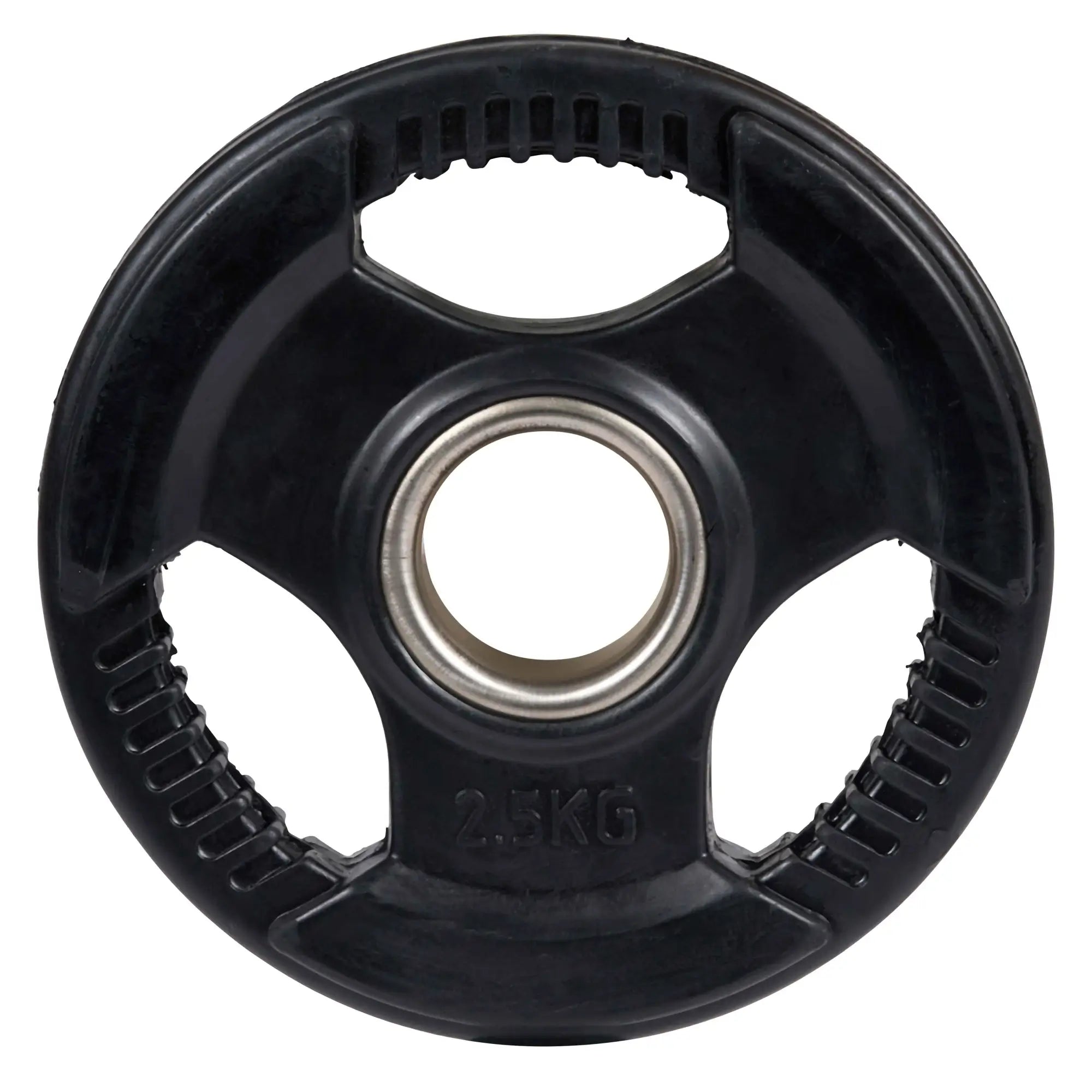 Gummierte Hantelscheibe Sport-Thieme Wettkampf 50mm mit Griff 2,5 kg