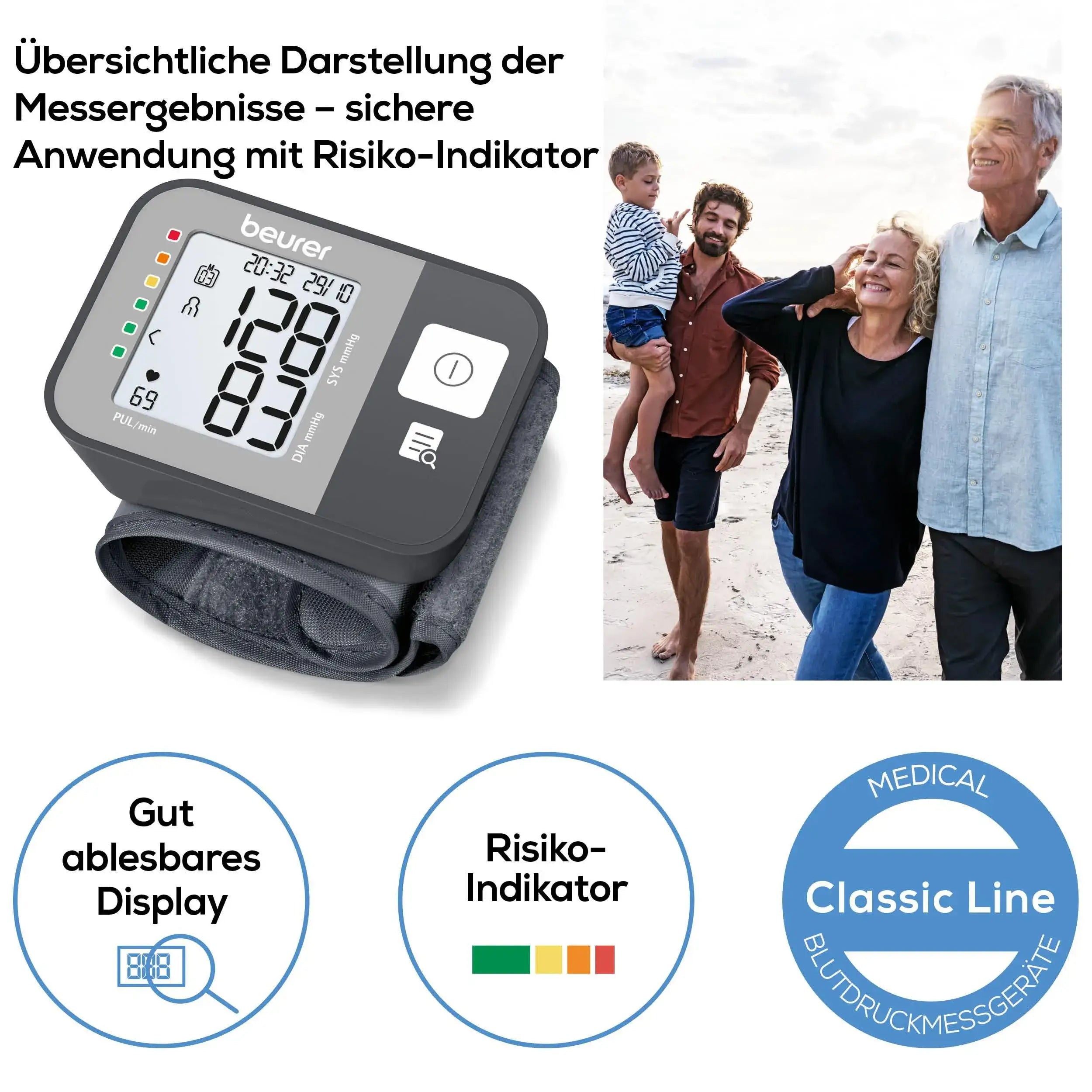 Handblutdruckmessgerät Beurer BC 27 mit Display