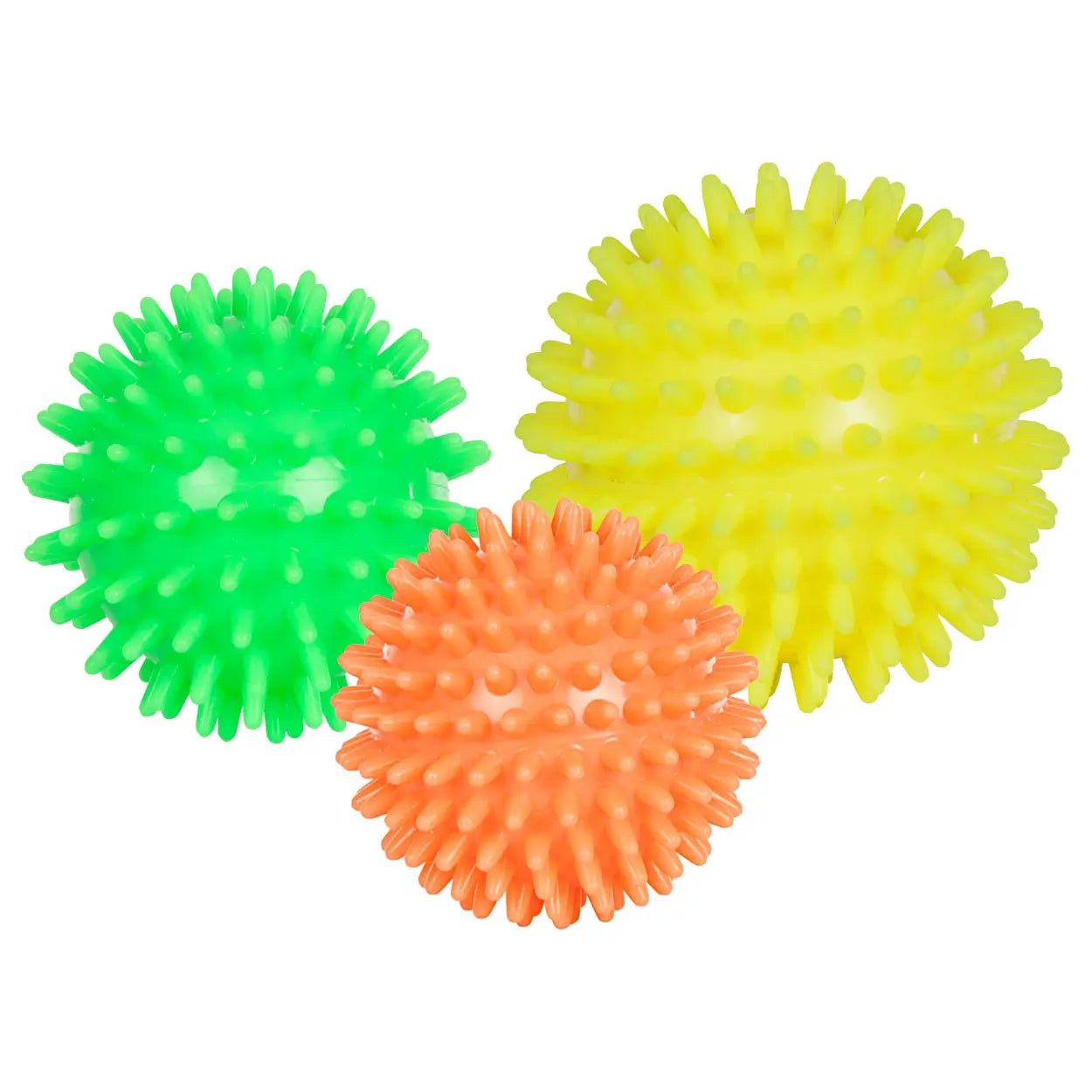 Igelball Sport-Tec Soft als 3er Set mit Orange, Grün und Gelb