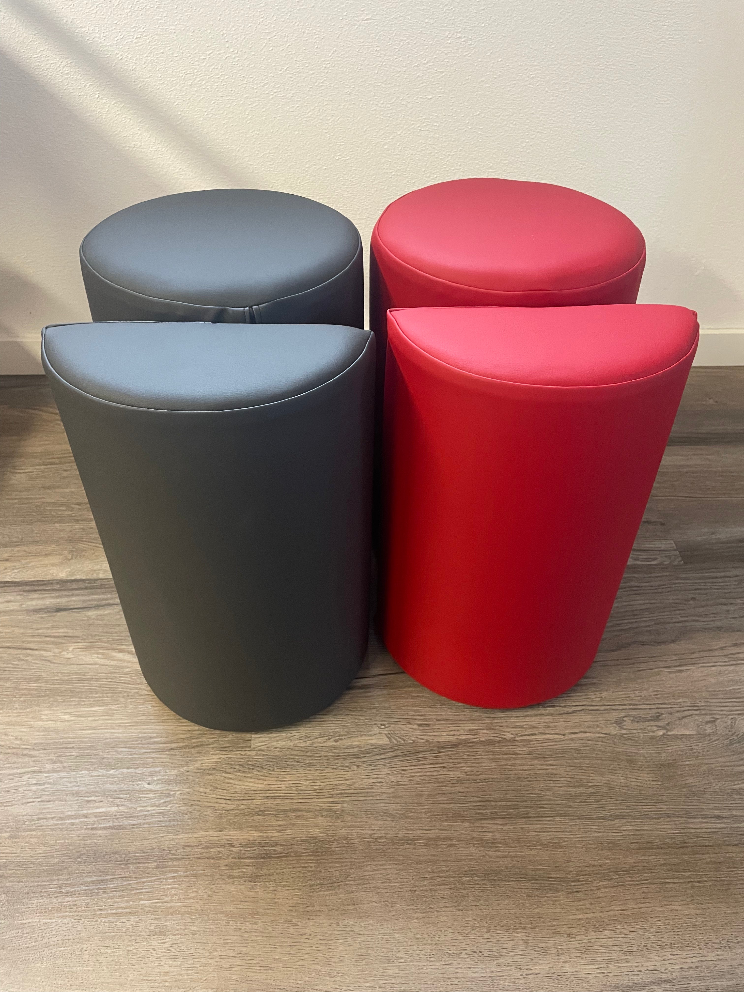 Lagerungsrollen Set kirsch/anthrazit