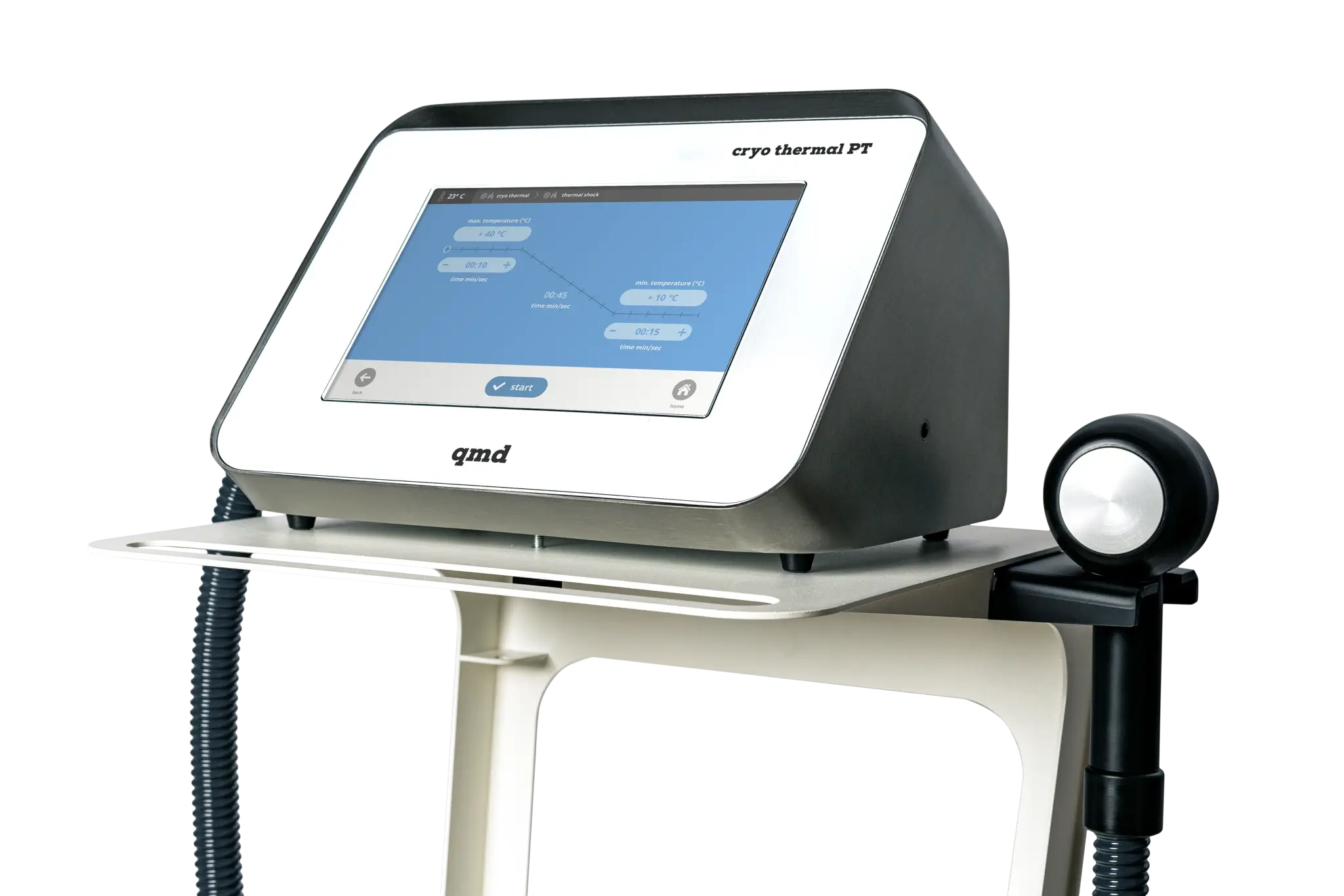Thermotherapiegerät qmd® cryo-thermal auf Gerätewagen