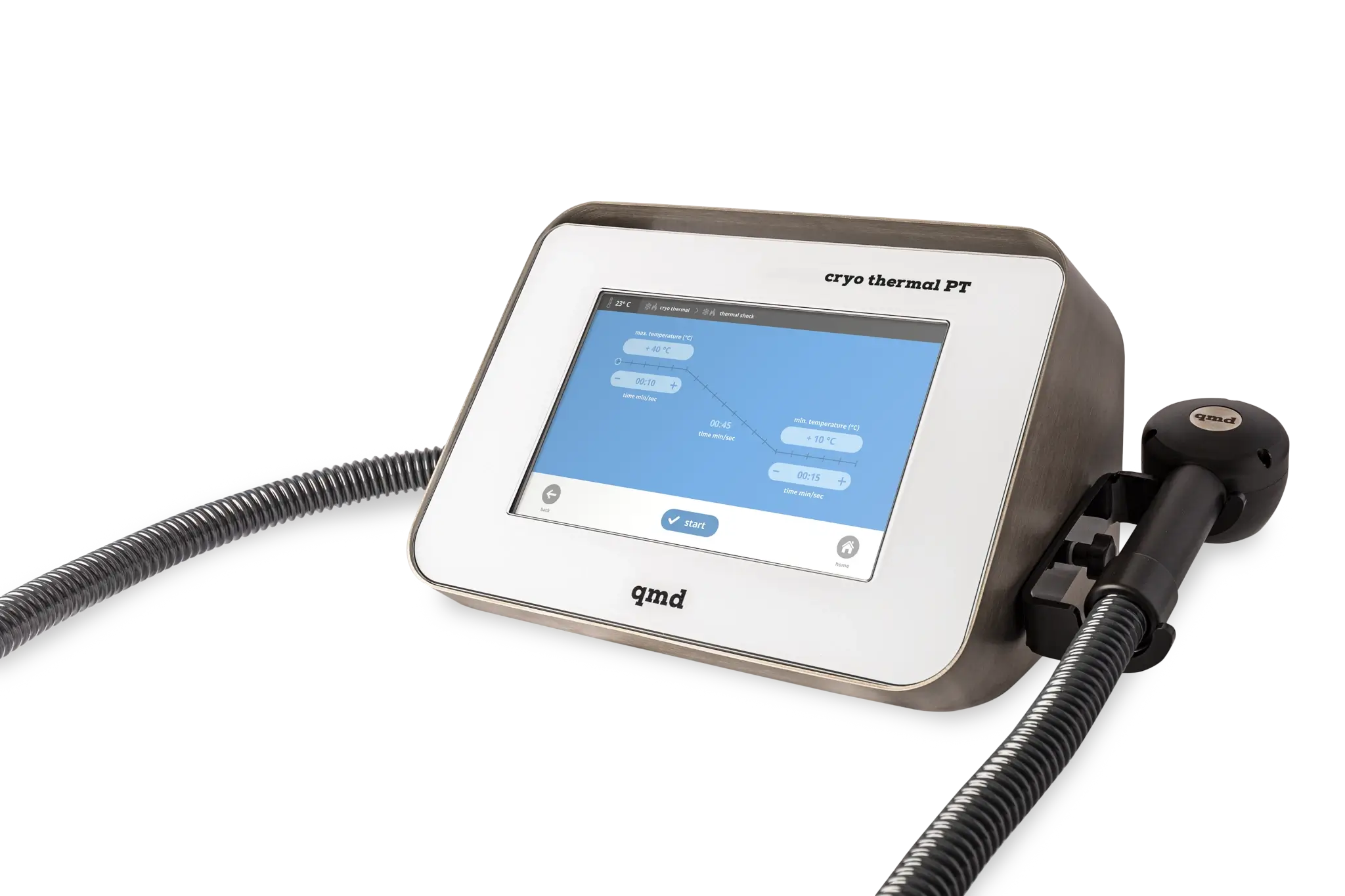 Thermotherapiegerät qmd® cryo-thermal mit Applikator