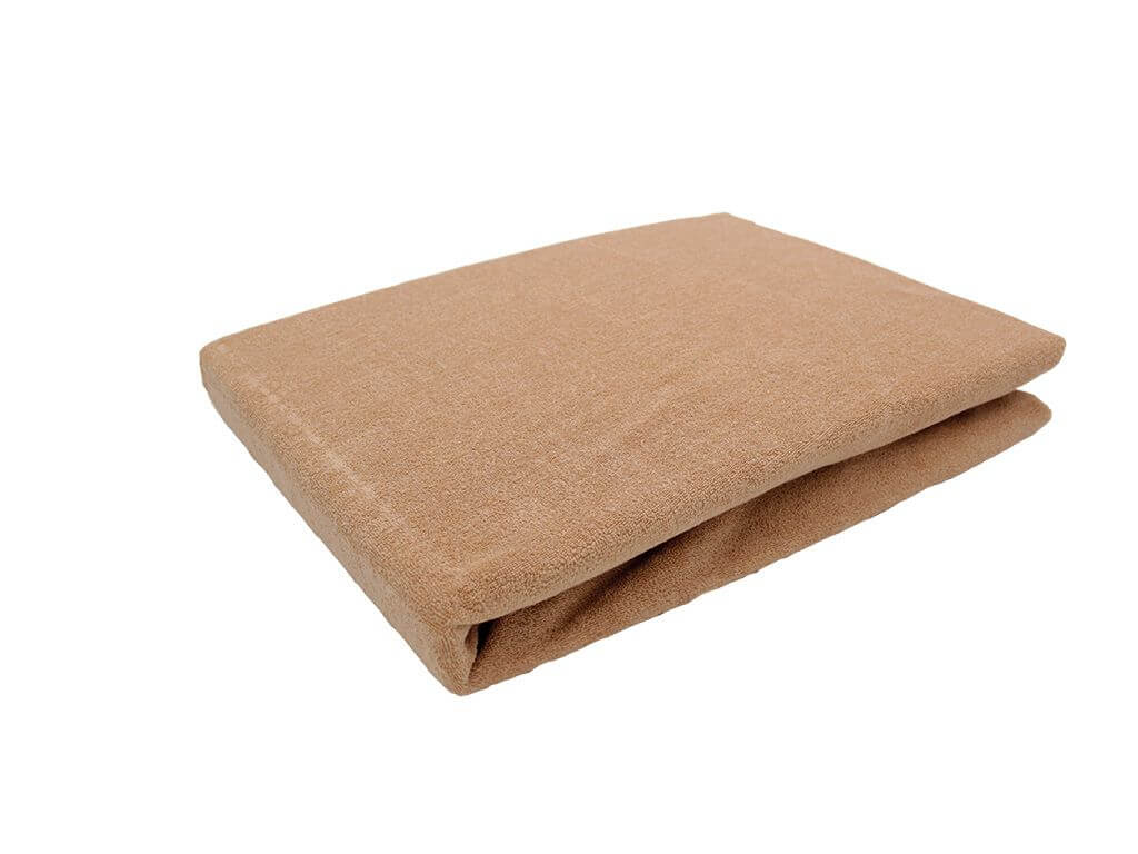 Liegenbezug Frottee 80x195cm in caramel