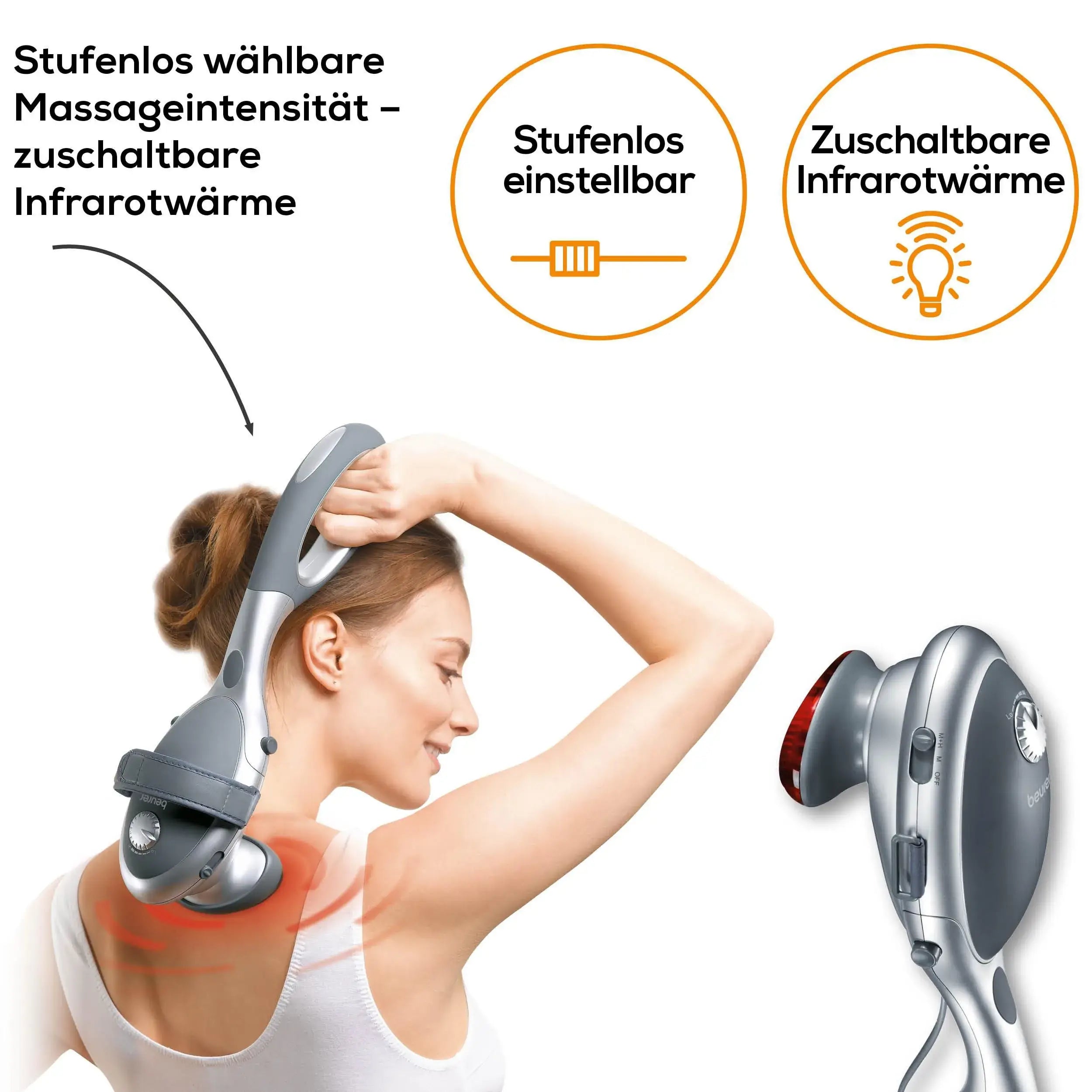 Massagegerät Beurer MG 70 mit stufenloser Einstellung