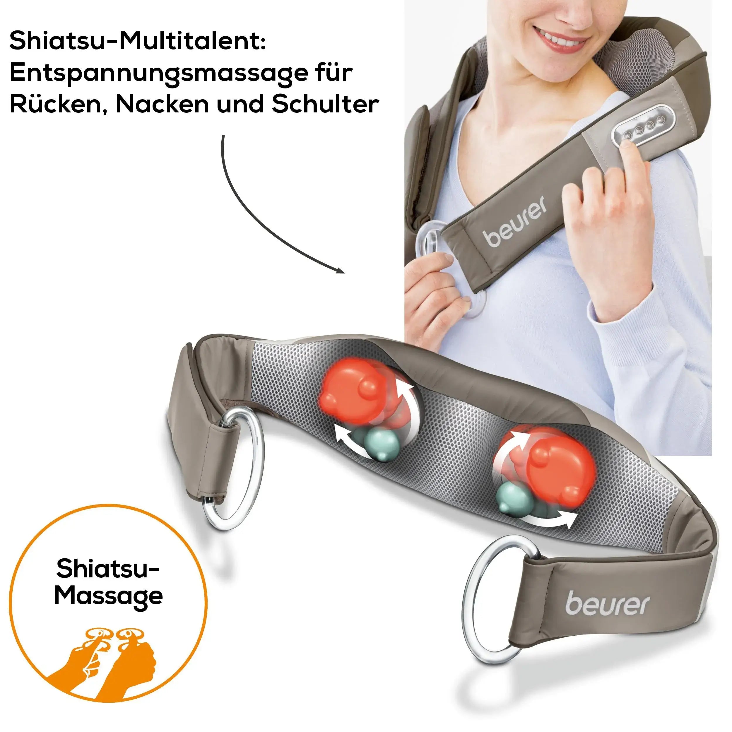 Shiatsu-Massagegürtel Beurer MG 148 für Entspannungsmassage