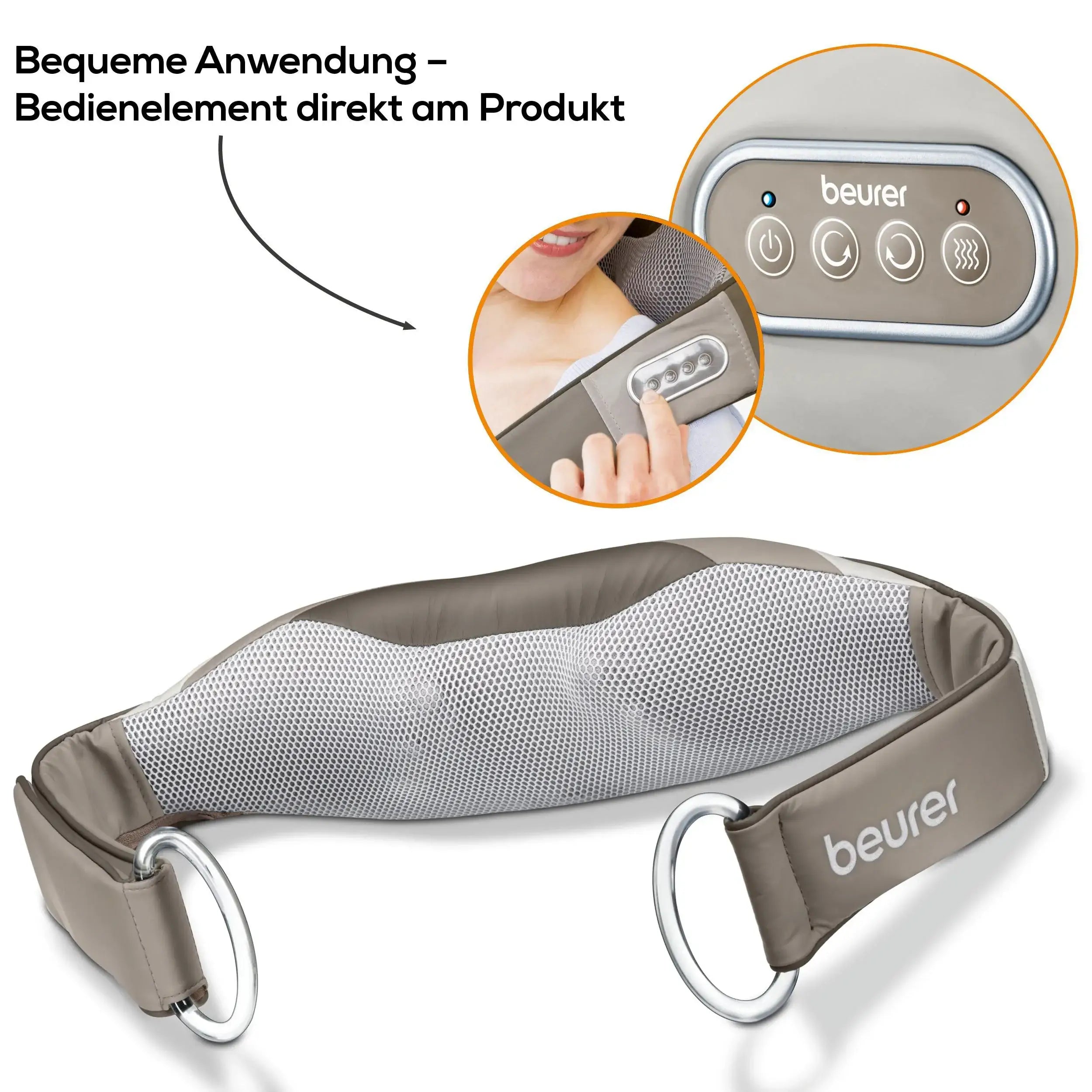Massagegürtel Beurer MG 148 mit Bedienelement direkt am Gerät