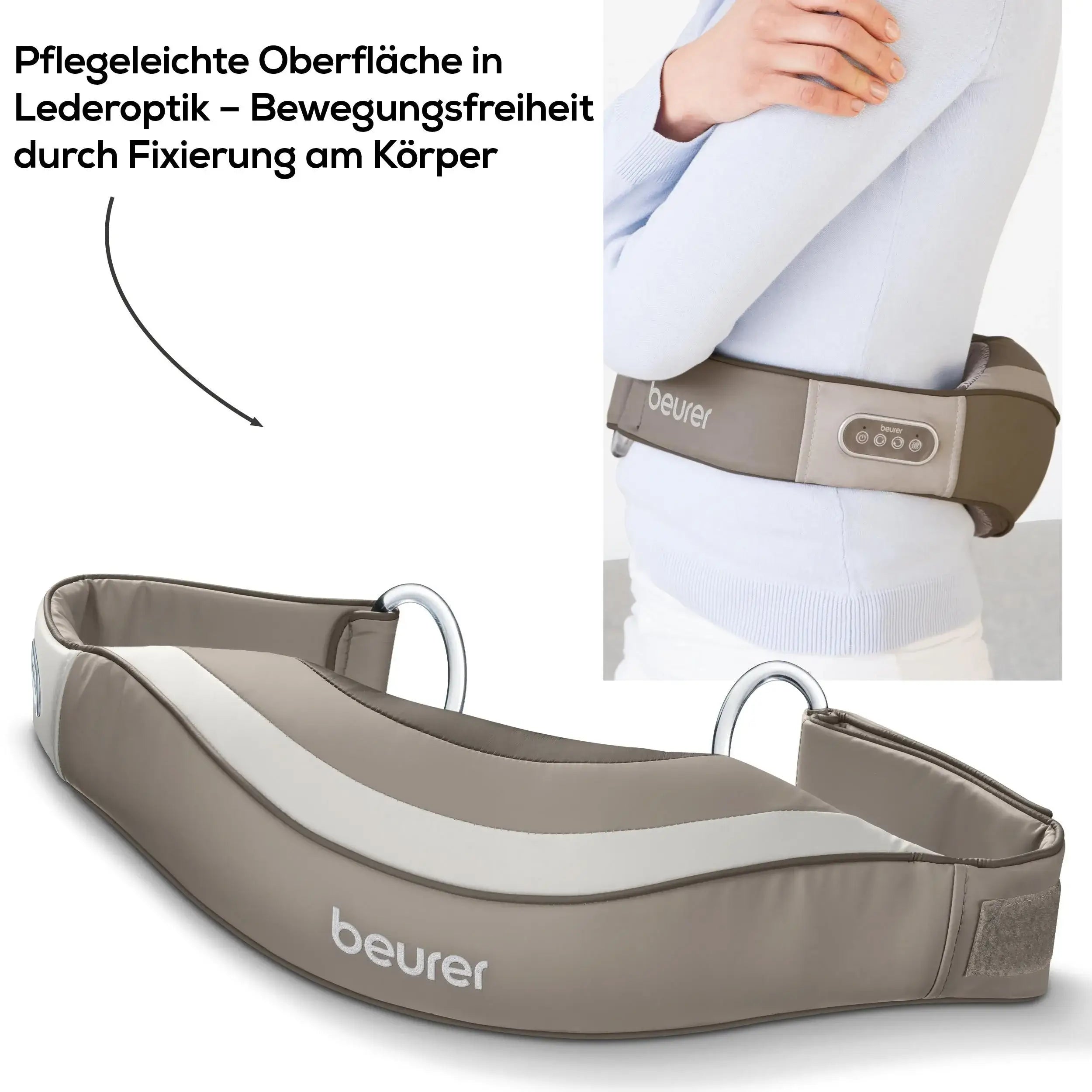 Shiatsu-Massagegürtel Beurer MG 148 mit pflegeleichter Oberfläche