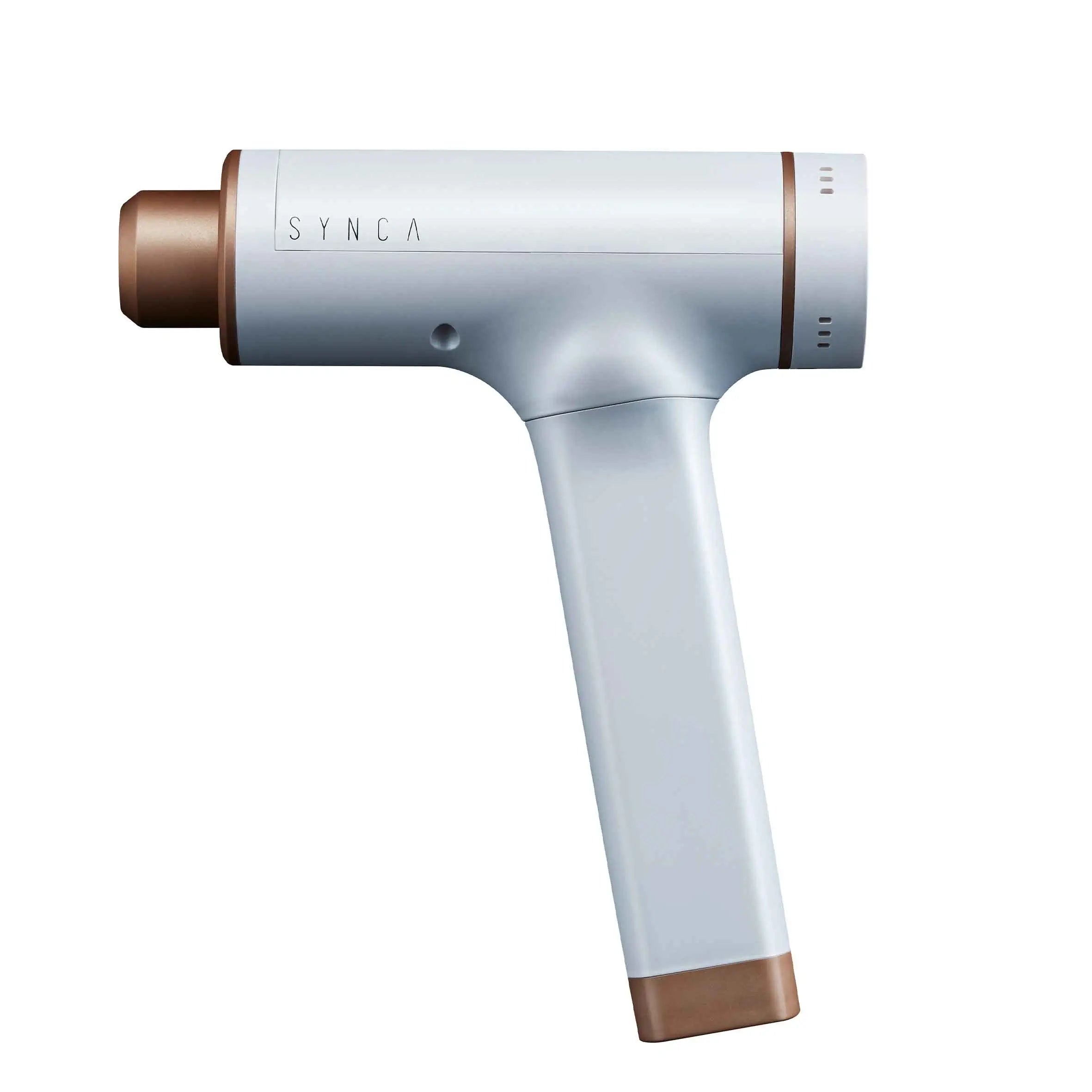 Faszien-Massagepistole Synca Kitta in Seitenansicht