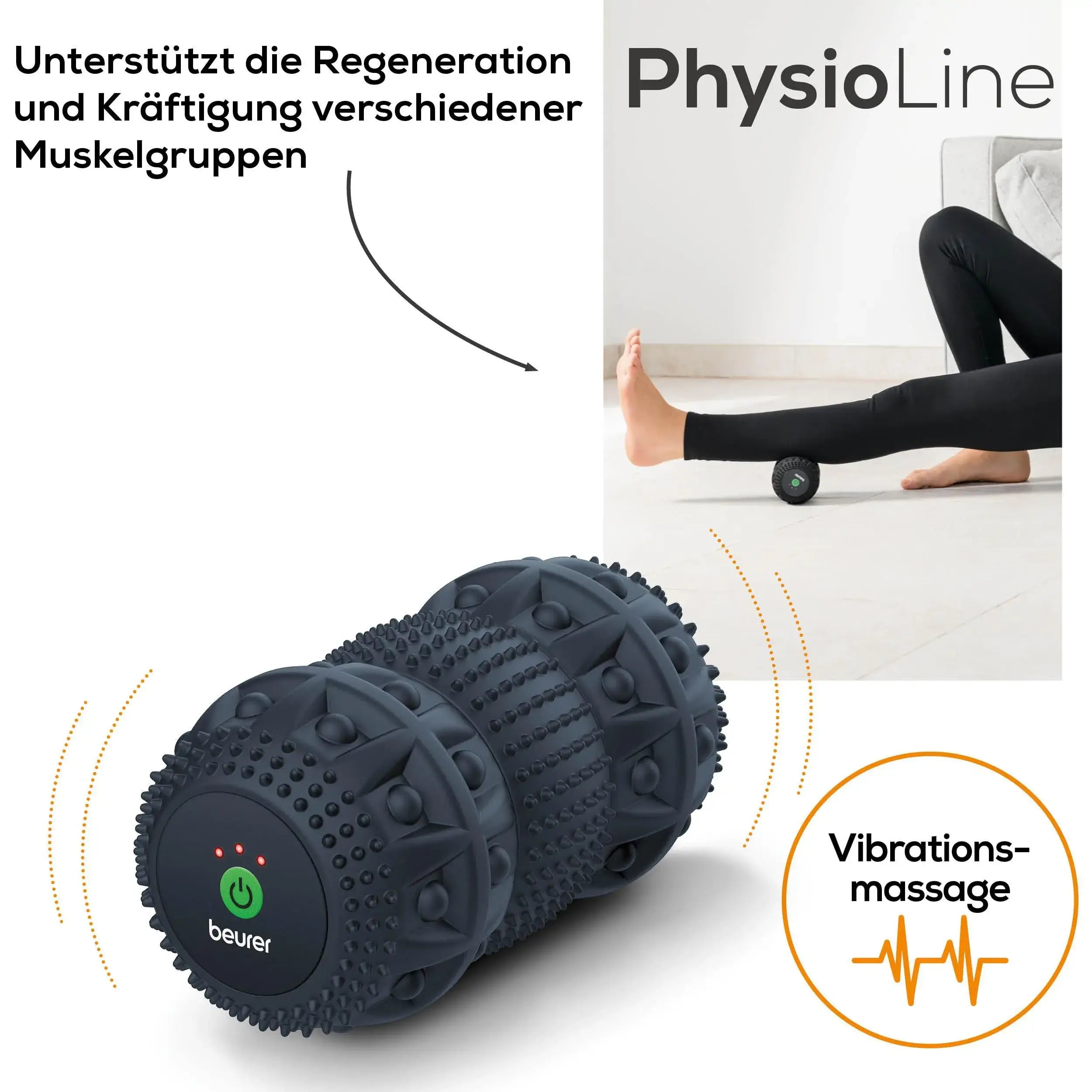 Massagerolle Beurer MG 35 für Regeneration der Muskelgruppen