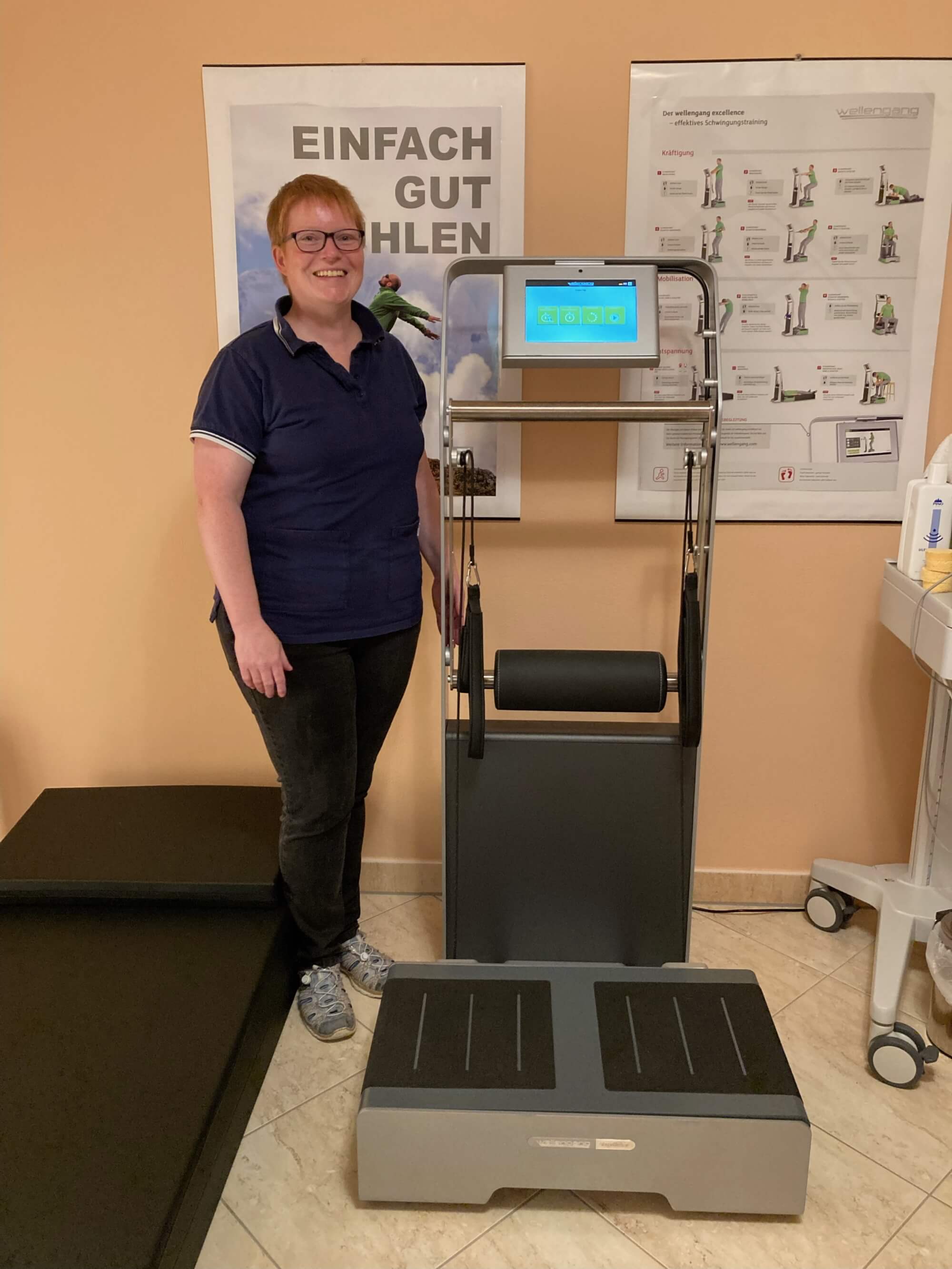 Vibrationstrainer Wellengang für Physiotherapie Praxis Martin aus Flöha