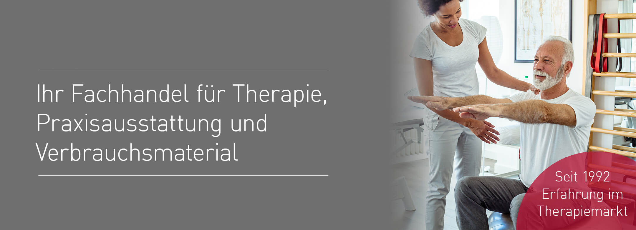 Praxisausstattung für Physiotherapie