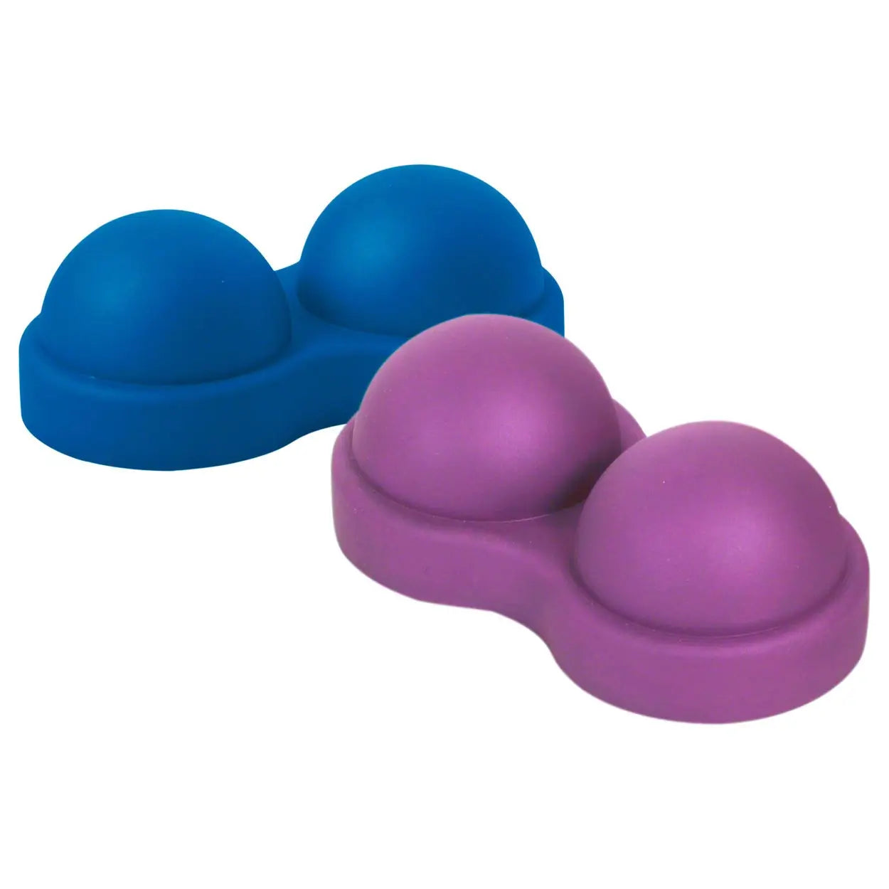 Zwei Nackenbälle Togu Nex in blau und lila