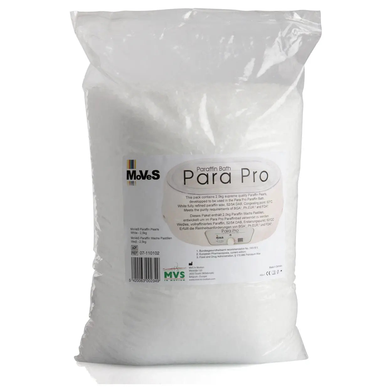 Paraffinperlen Para Pro in Packung