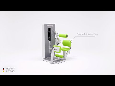 Videovorstellung des Rücken- und Bauchtrainers Reha-Line 2.0