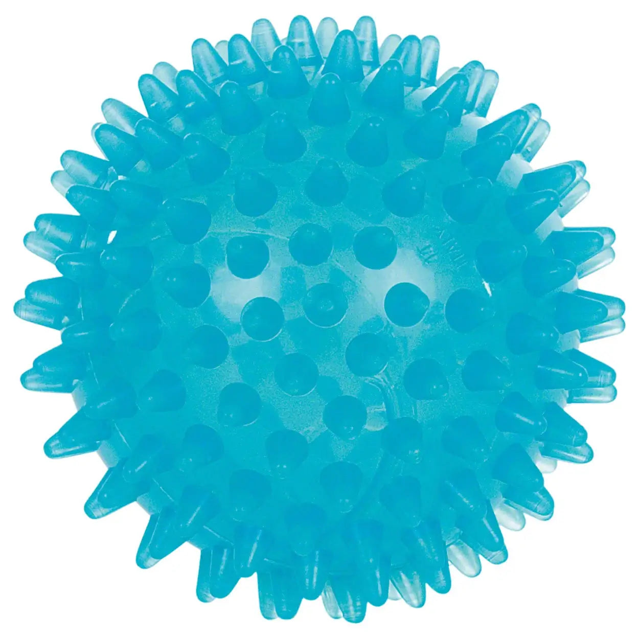 Reflex-Ball Sport-Tec mit Noppen 9 cm in blau-transparent