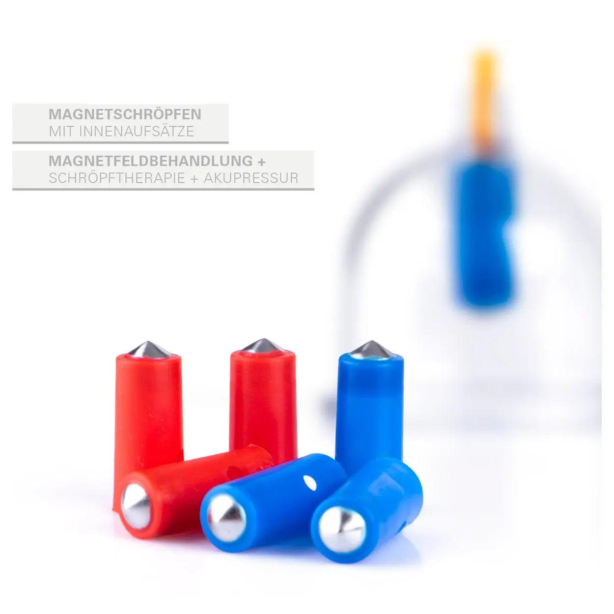 Schröpfköpfe Sport-Tec Set mit Magneten