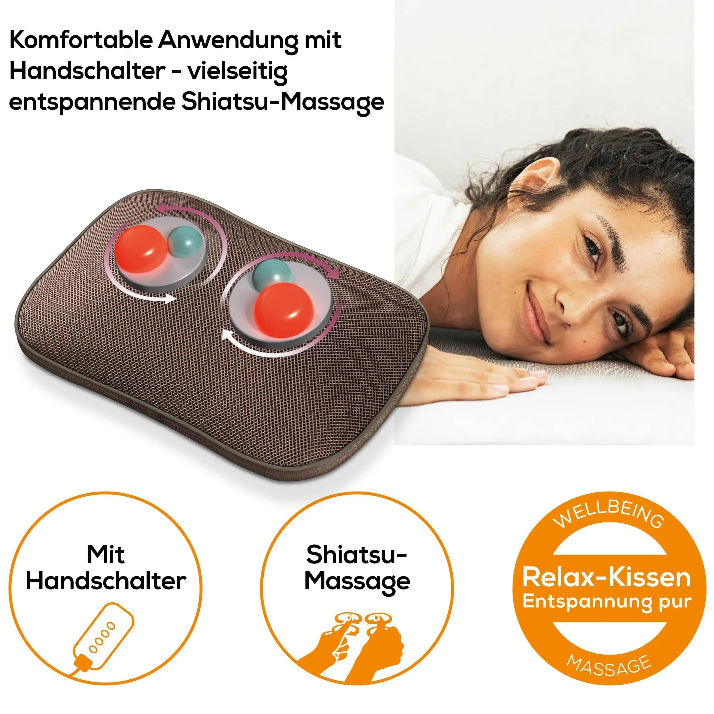 Shiatsu-Massagekissen Beurer MG 147 als Relaxkissen