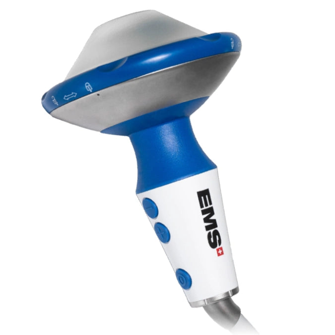 Detailansicht des Applikators des fokussierten Stoßwellengerät DOLORCLAST Focused Shock Waves