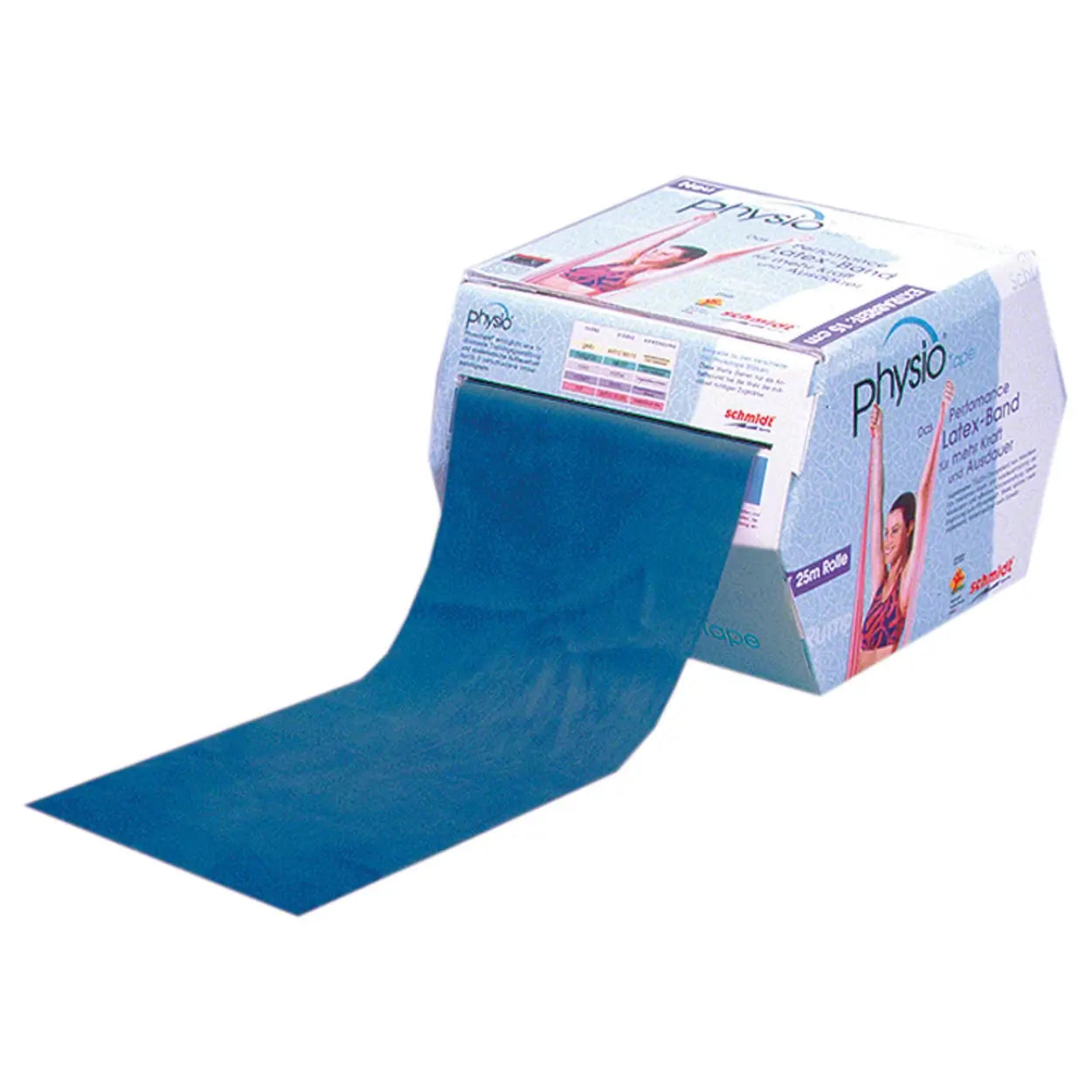 Therapieband Sport-Tec Physio-Band in Blau aus Ausziehverpackung