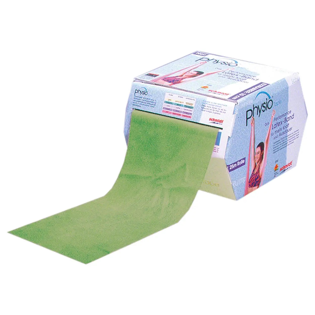 Therapieband Sport-Tec Physio-Band in Grün aus Ausziehverpackung