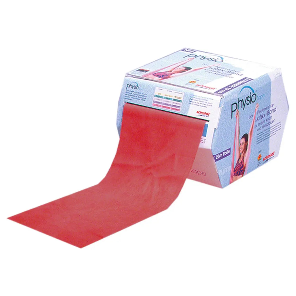 Therapieband Sport-Tec Physio-Band in Rot aus Ausziehverpackung