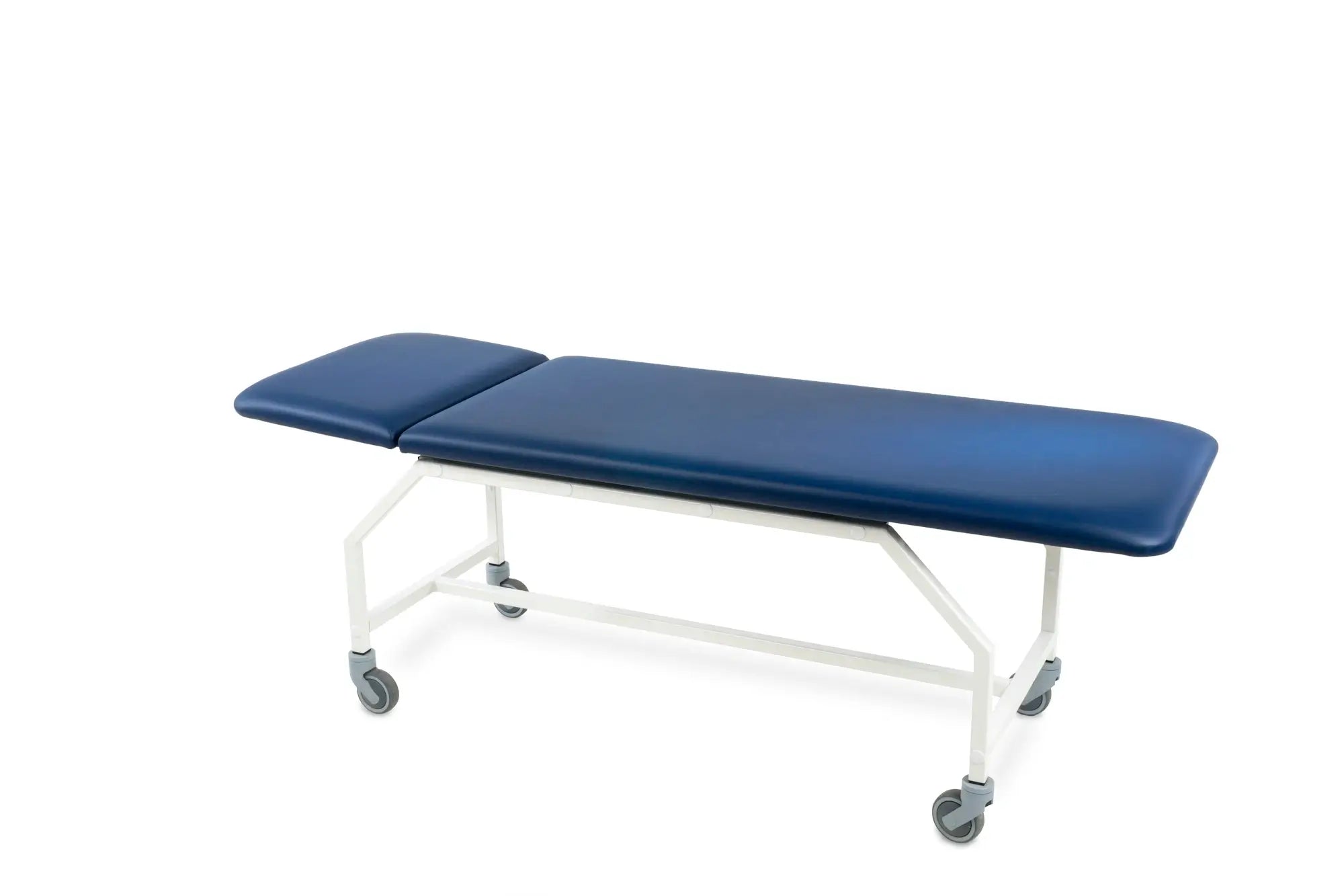 2-teilige Krankenliege VARIO Basic in blau mit Rollen