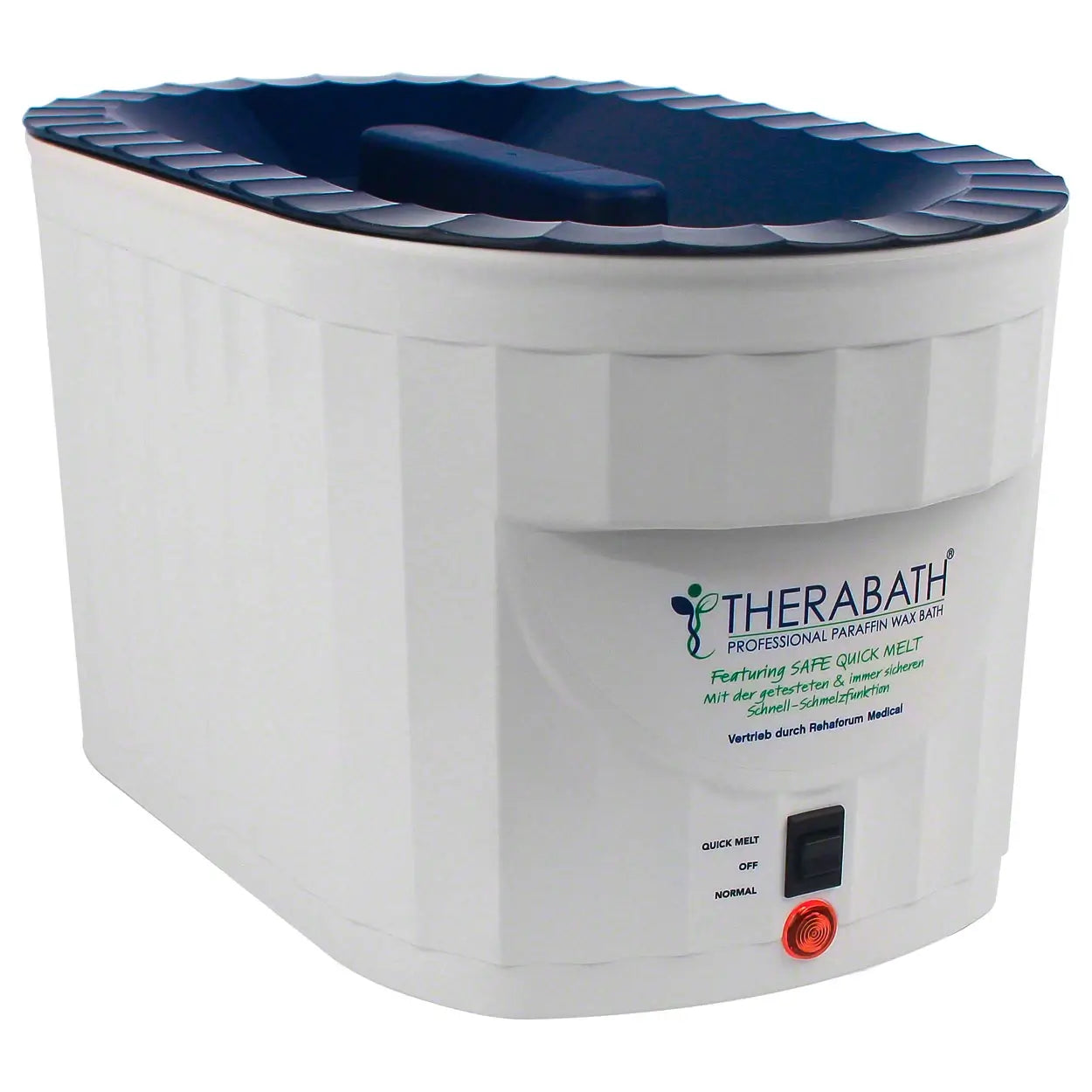 Paraffinbad Therabath PRO TB10 Quick Melt mit Schalter in Frontansicht