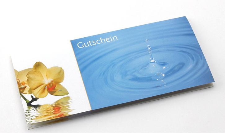Frontseite der Gutscheinkarte "Ruhe"
