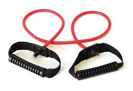 Tube-Band Fit Tube mit Griffen in Rot