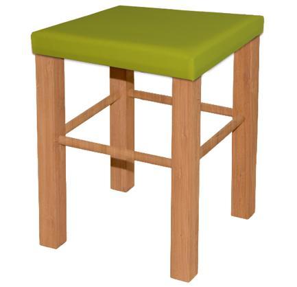 Holz-Gymnastikhocker mit Polsterung