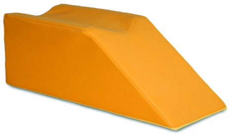Kleiner Lymphkeil mit Beinmulde in orange