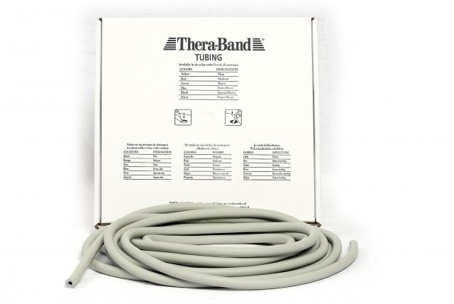 Theraband Tubing Länge 7,5 m in Silber