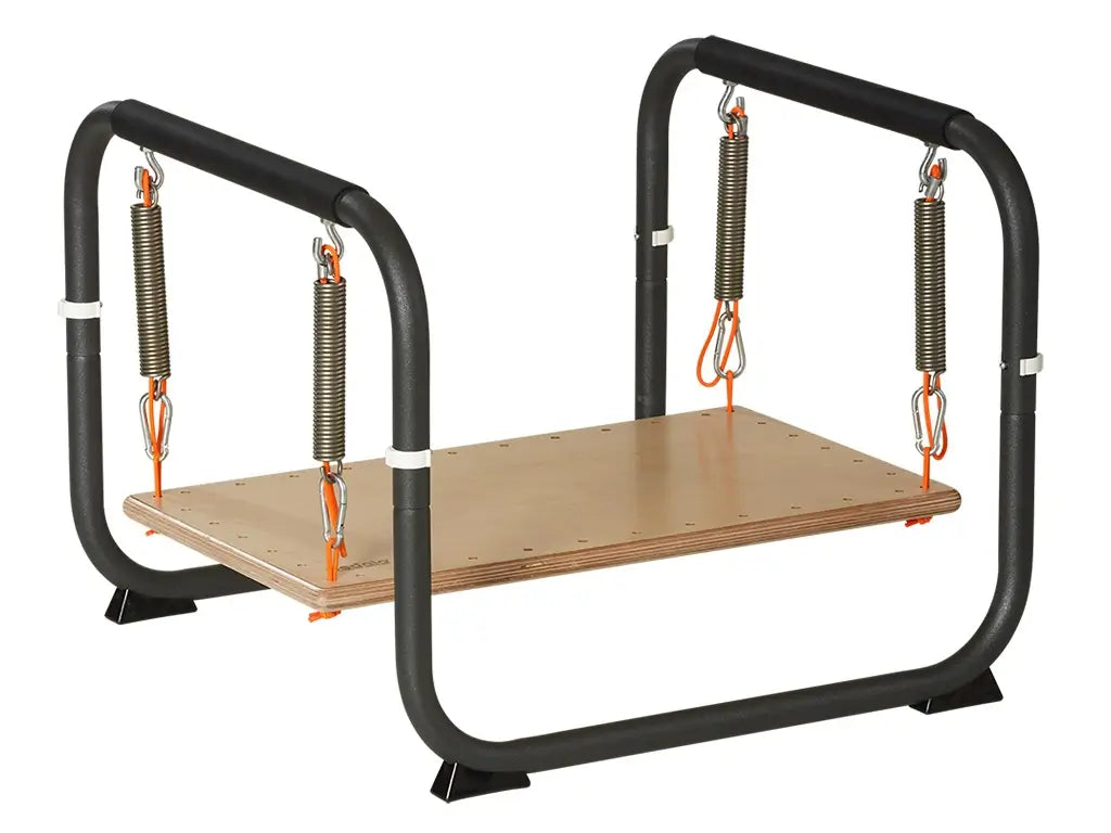 Balancegerät Pedalo Stabilisator Sport mit hängender Trainingsplattform und Haltegriffen