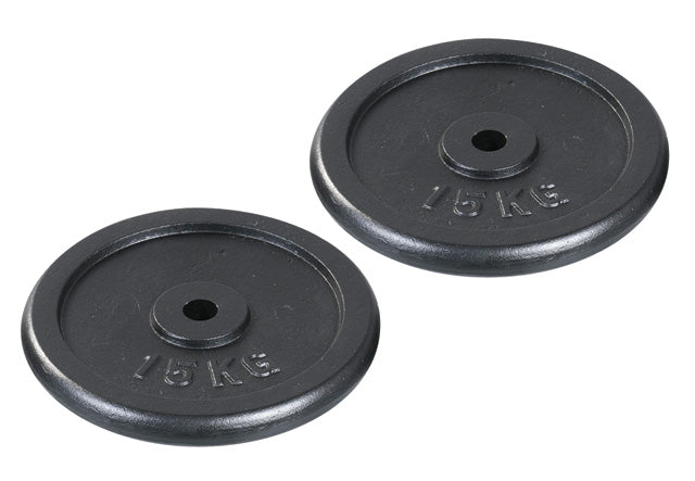 Zwei Hantelscheiben SVG 30 mm 15 kg