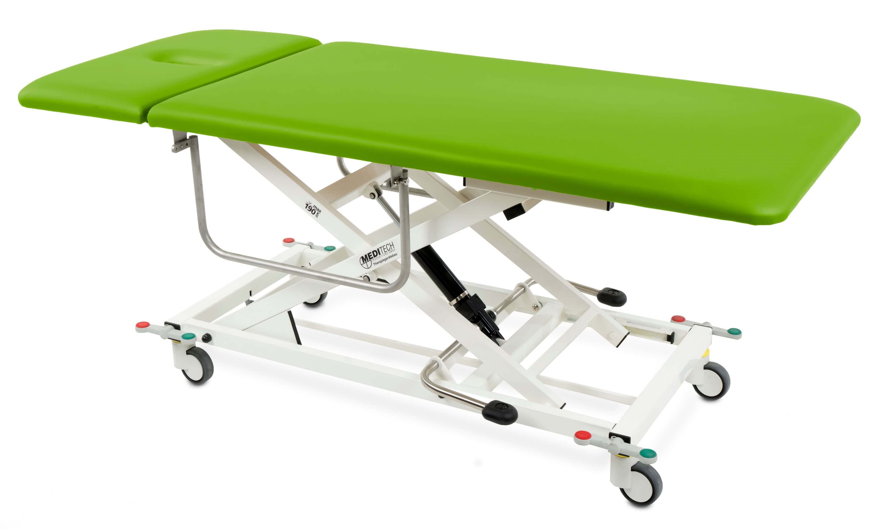 Transportliege VARIO Move in grünem Polster