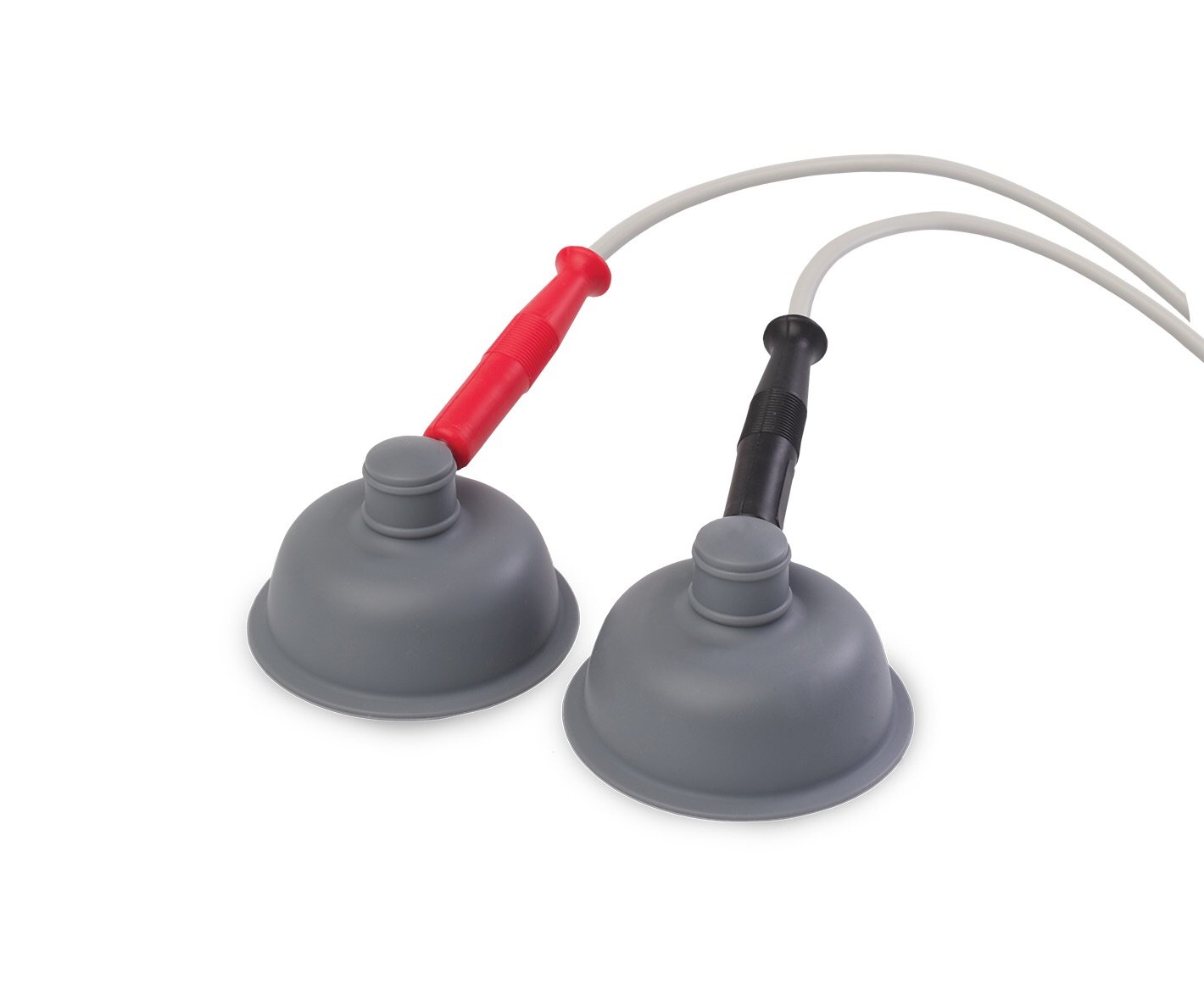 Zwei Saugköpfe des Vakuumgeräts BTL-Vac II