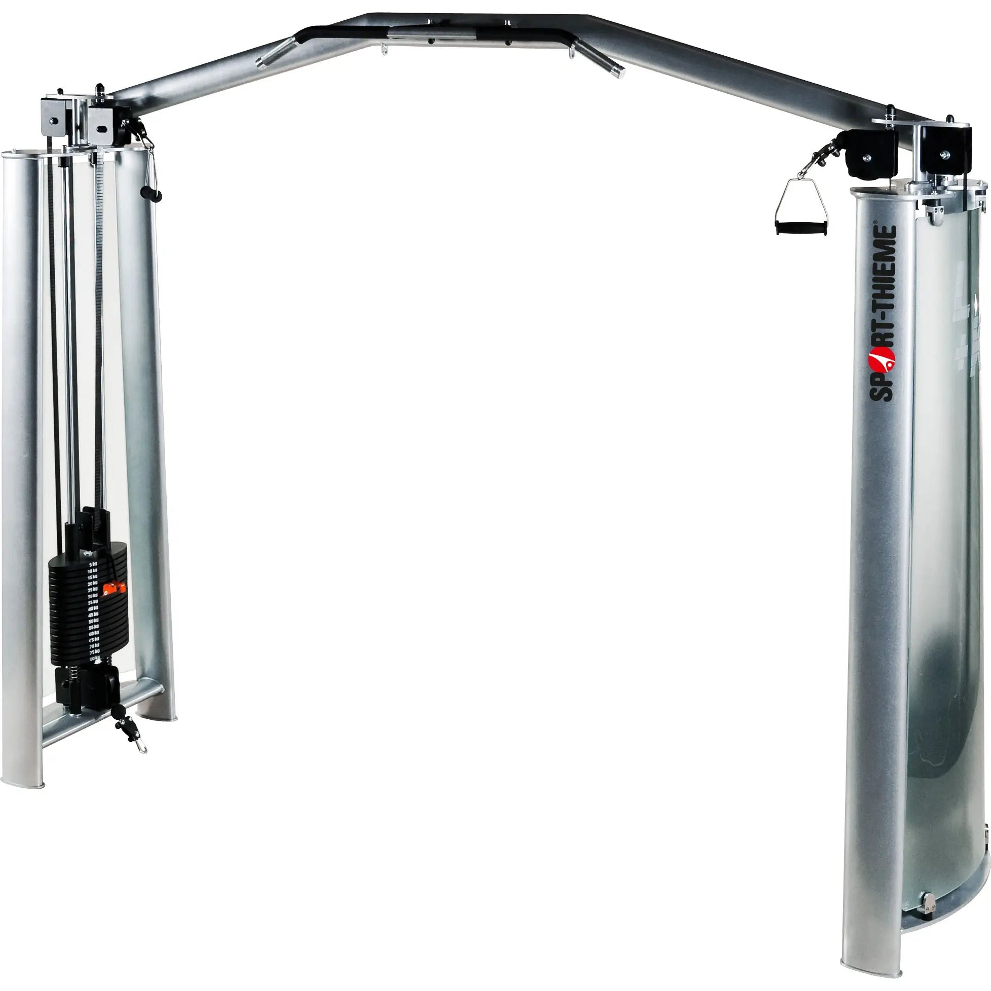 Doppelte Kabelzugstation Cable Crossover OV mit Klimmzugstange