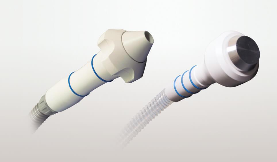 Kältetherapie-Gerät cryotur stream mit zwei Applikatoren