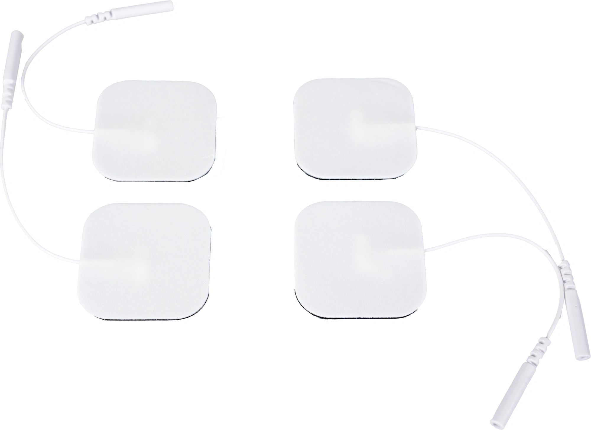 Vier Klebeelektroden BTL quadratisch 40x40 mm